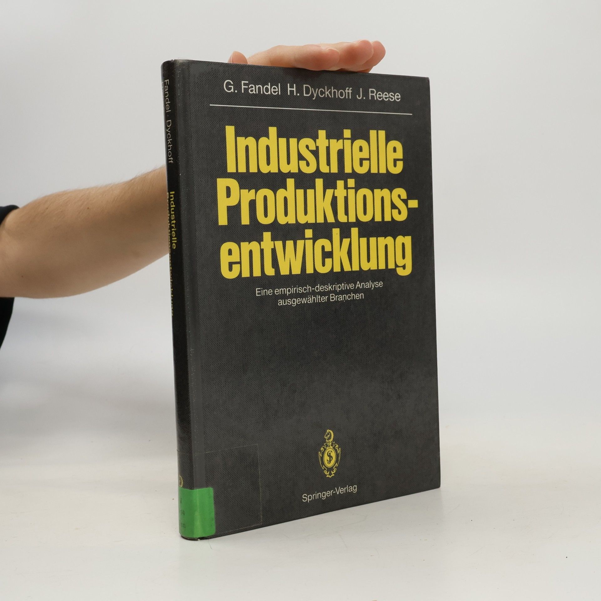 Günter Fandel Industrielle Produktionsentwicklung