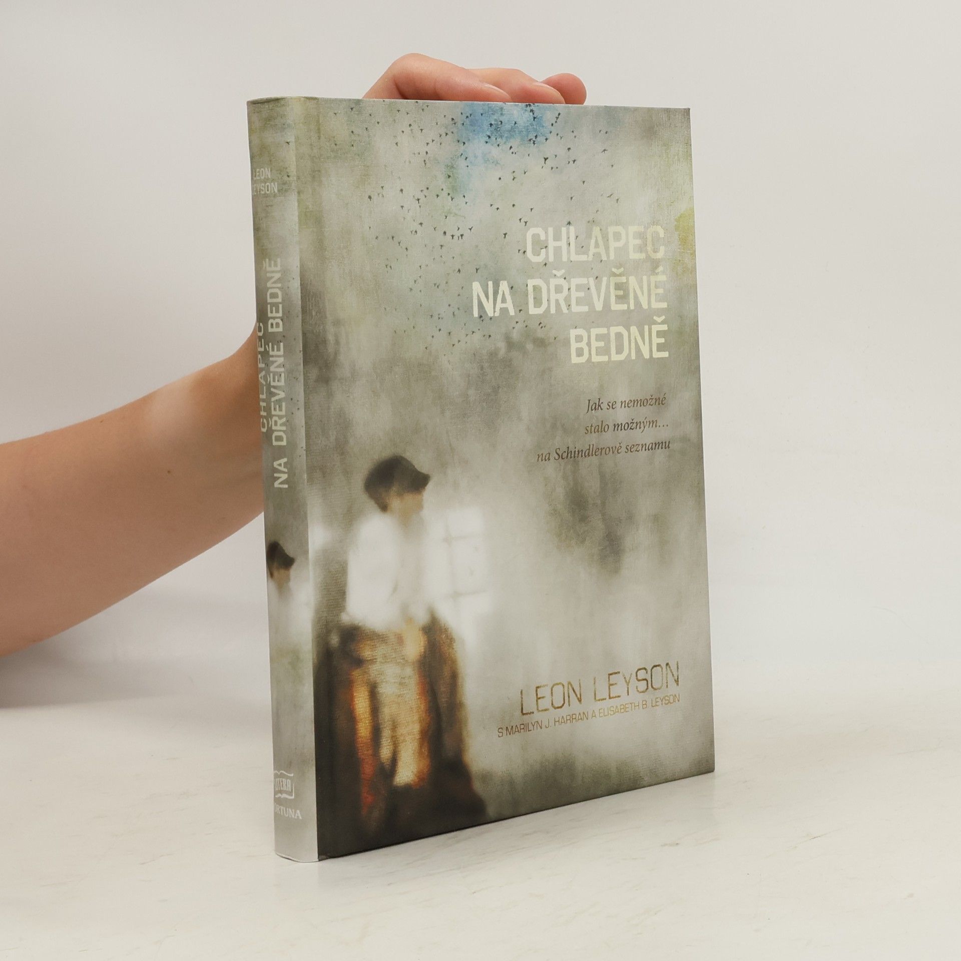 Leon Leyson Chlapec na dřevěné bedně