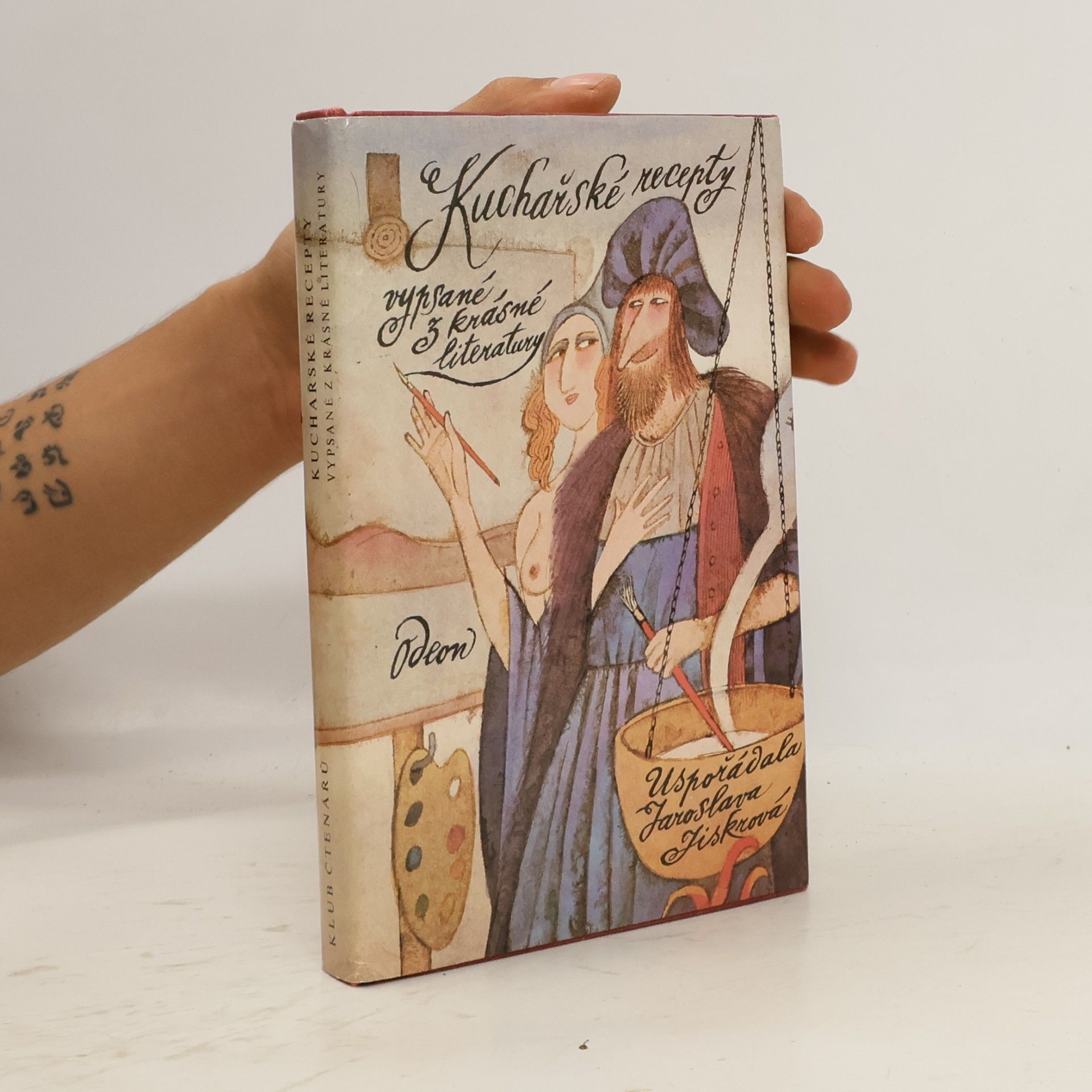Jaroslava Jiskrová Kuchařské recepty vypsané z krásné literatury