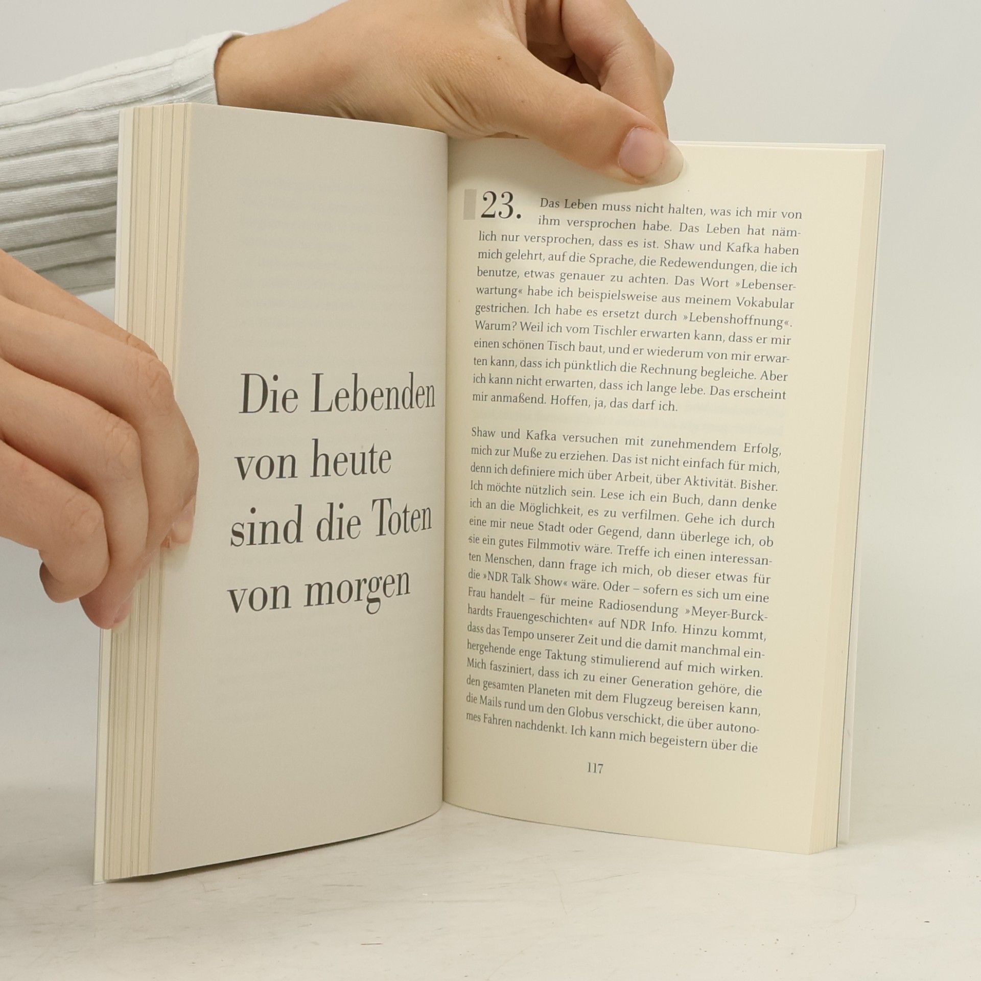 Hubertus Meyer-Burckhardt Diese ganze Scheiße mit der Zeit