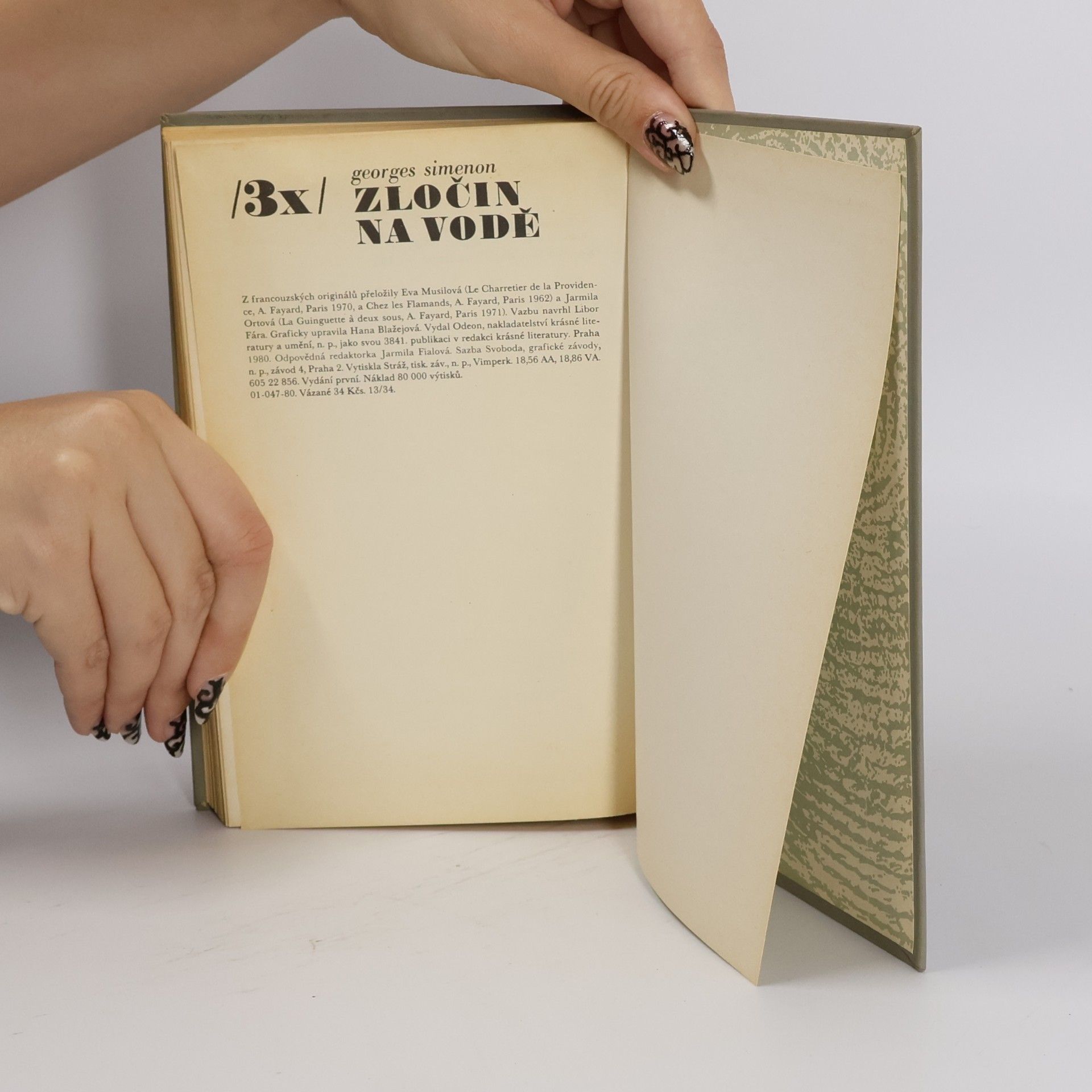 Georges Simenon Třikrát zločin na vodě