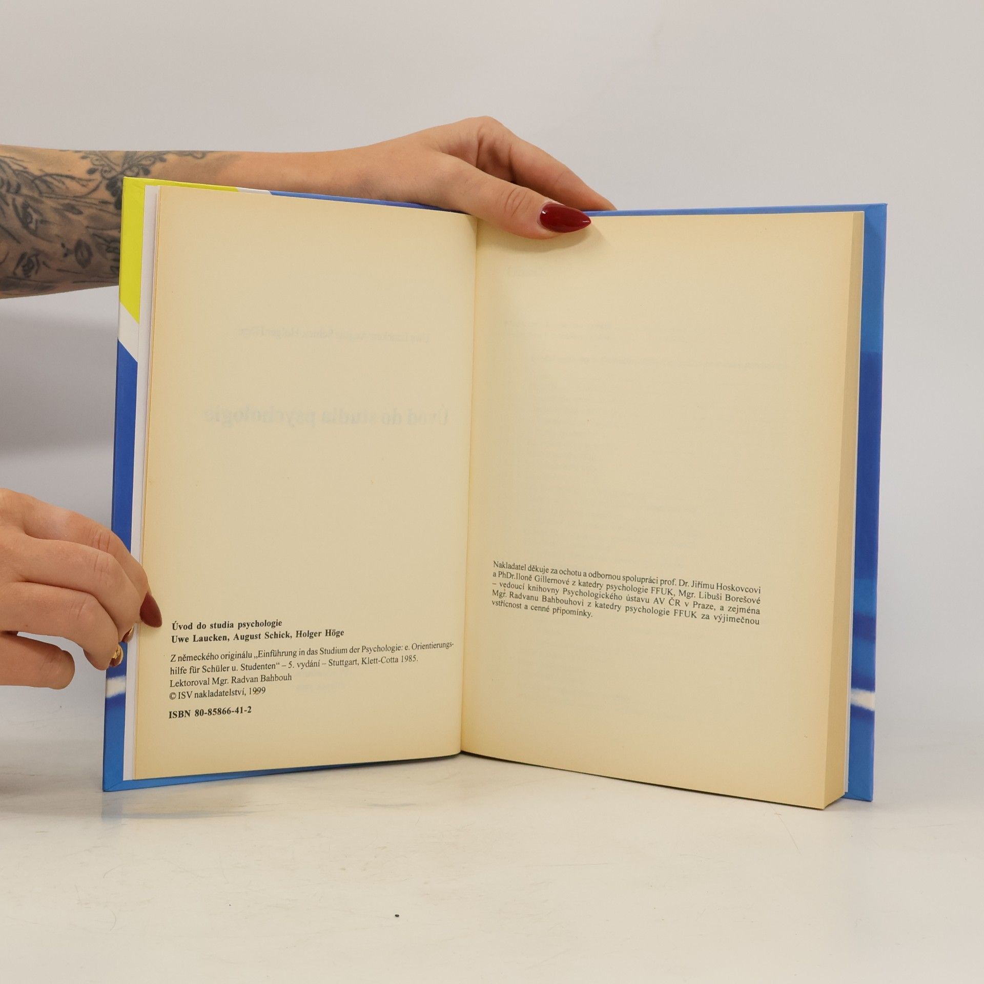 Autorenkollektiv Úvod do studia psychologie