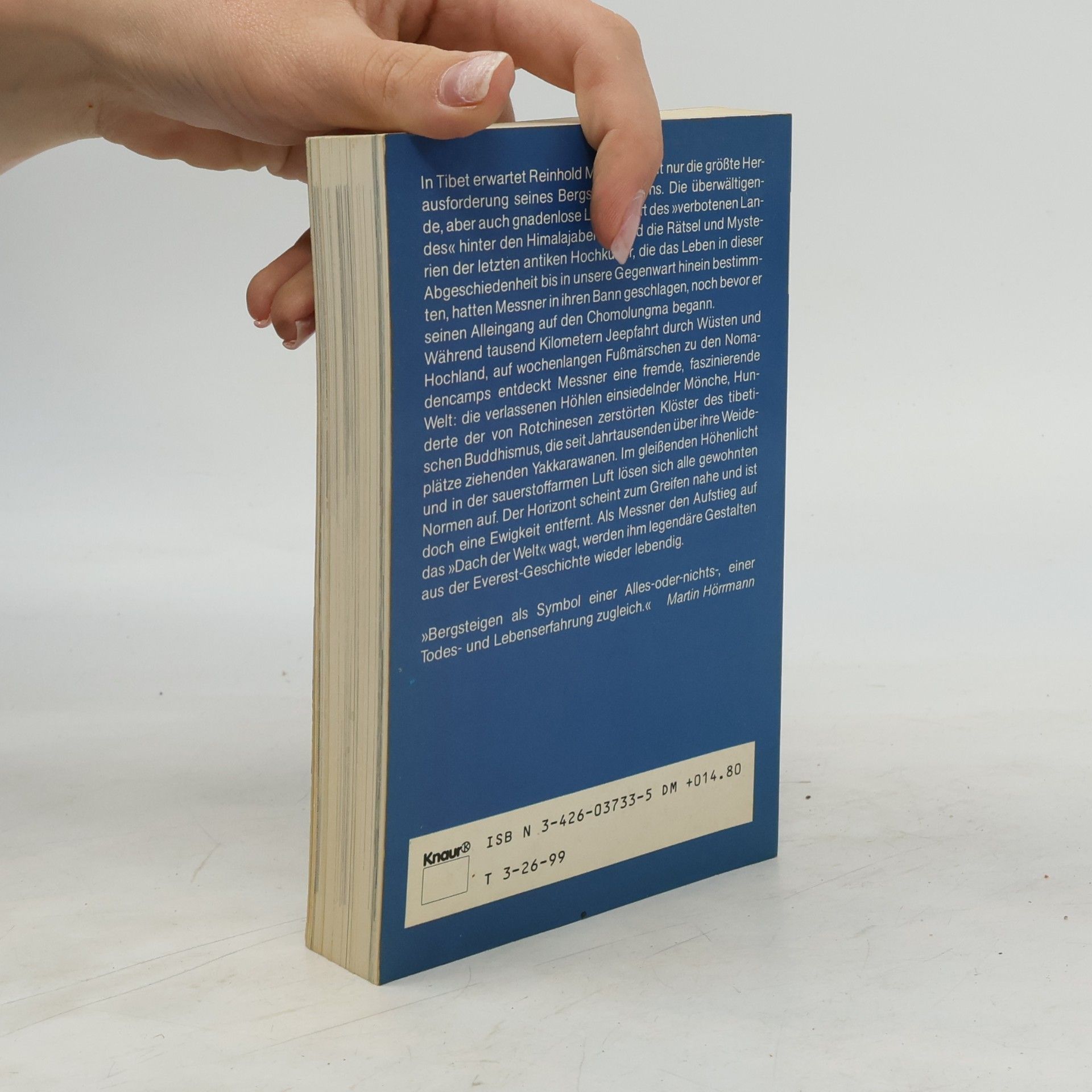 Reinhold Messner Der gläserne Horizont