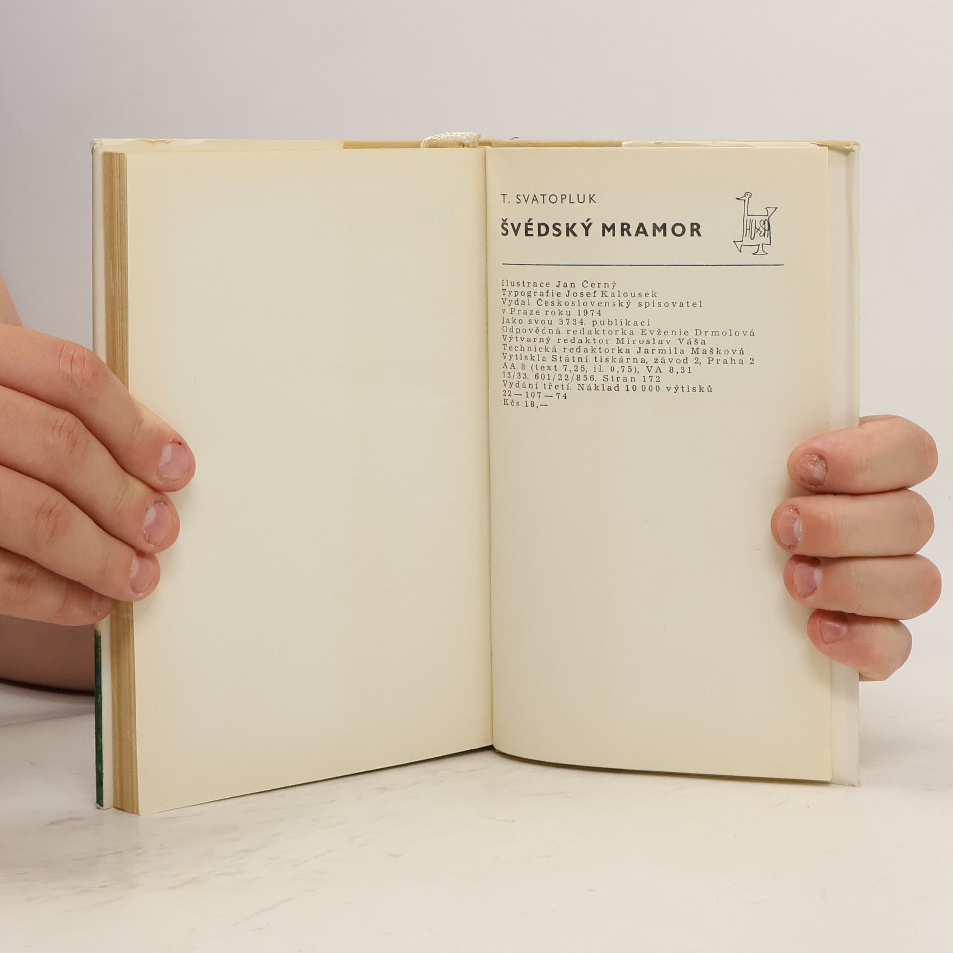 T. Svatopluk Švédský mramor