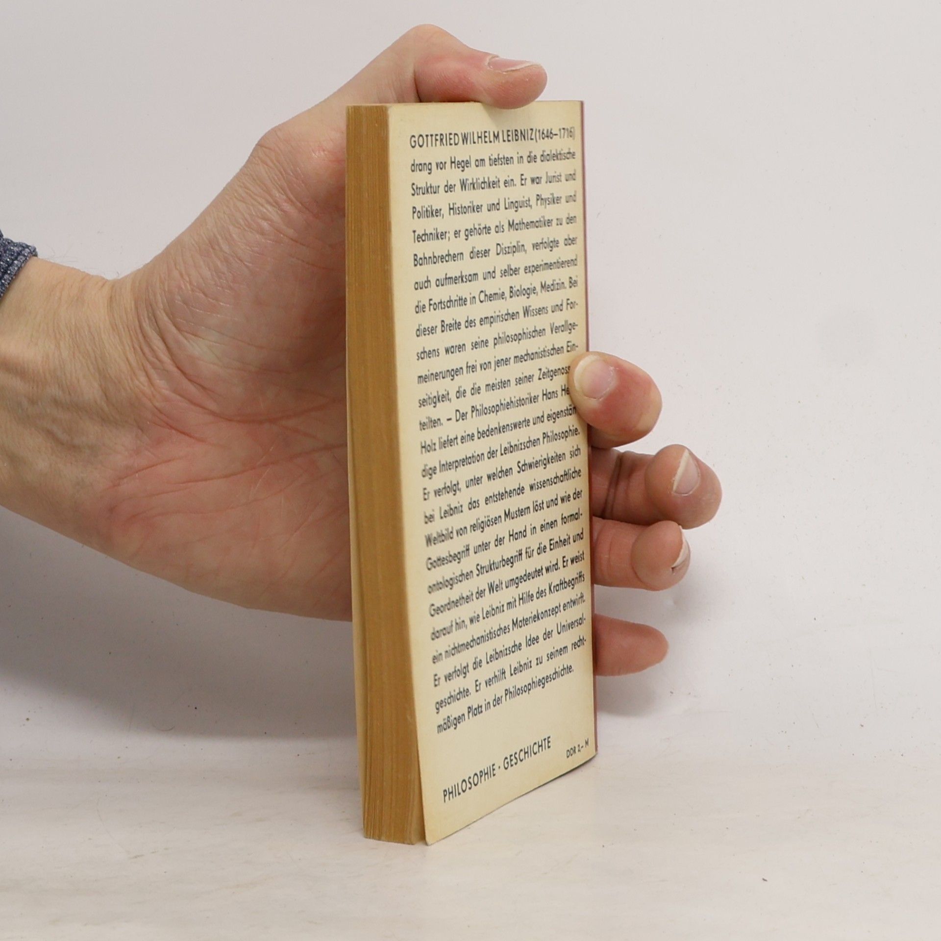 Hans Heinz Holz Gottfried Wilhelm Leibniz : eine Monographie