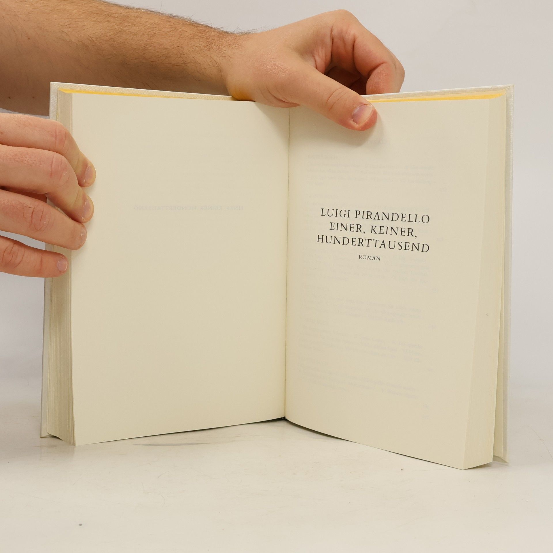 Luigi Pirandello Mattia Pascal. Einer, keiner hunderttausend