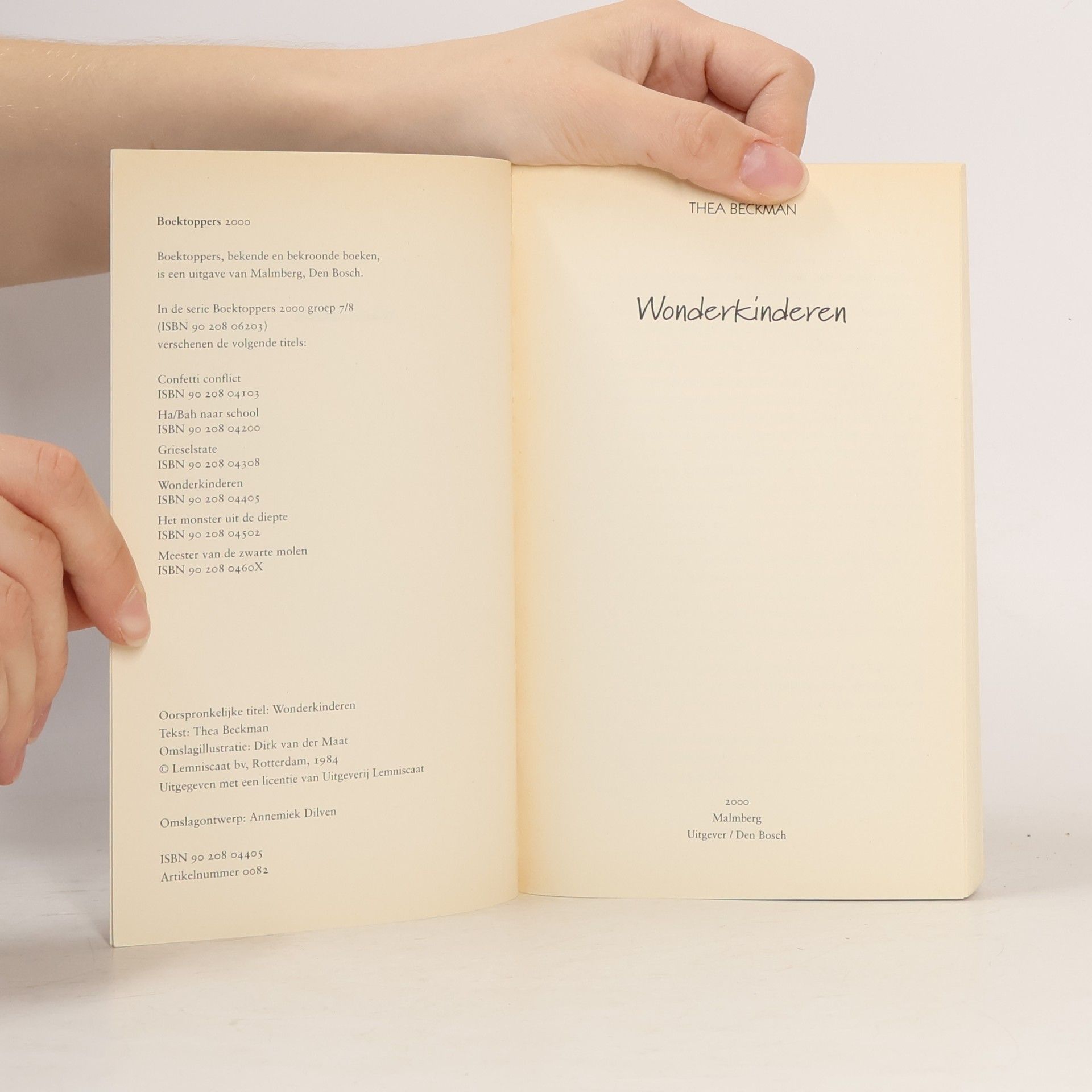 Thea Beckman Wonderkinderen