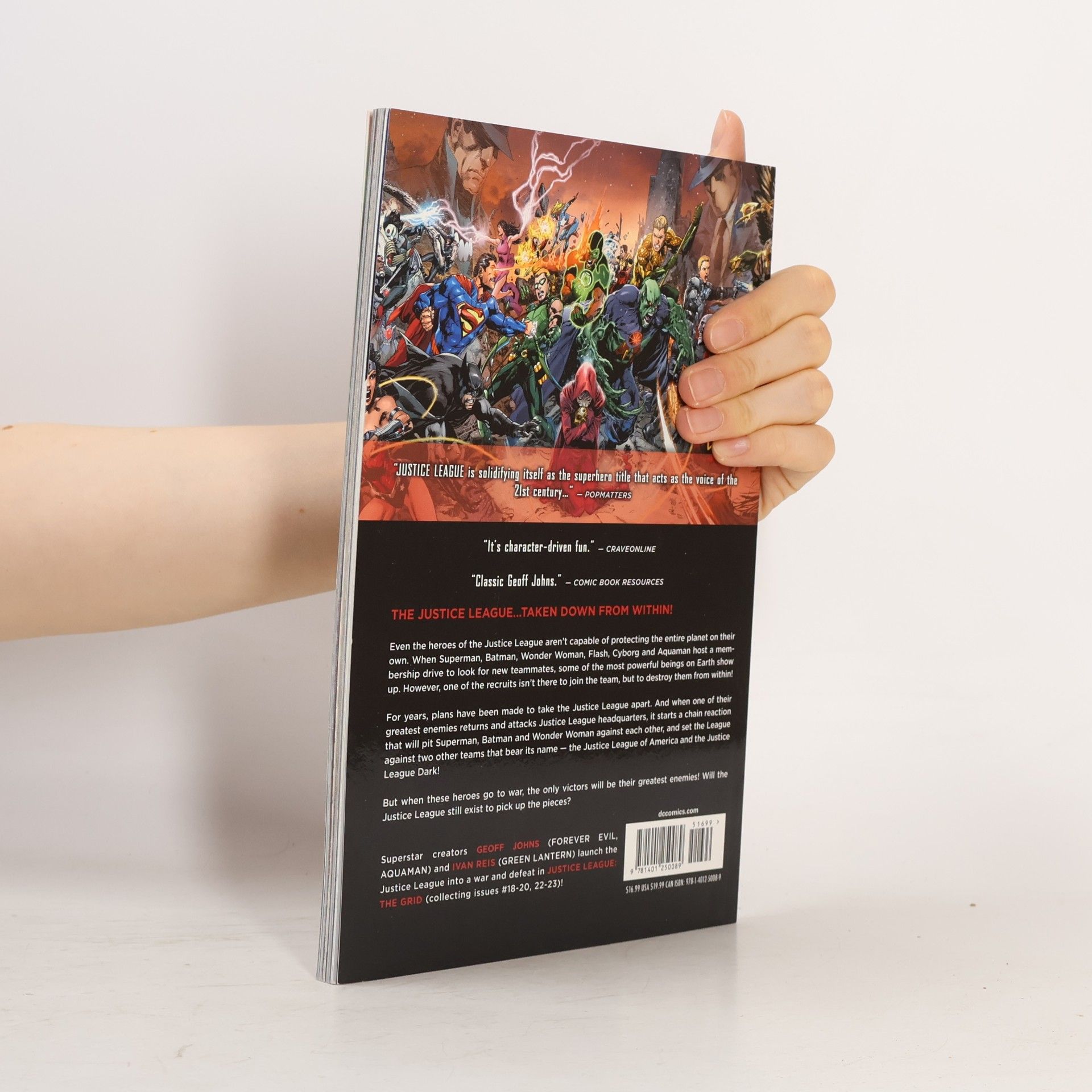 Geoff Johns Justice League Vol. 4 The Grid (The New 52)