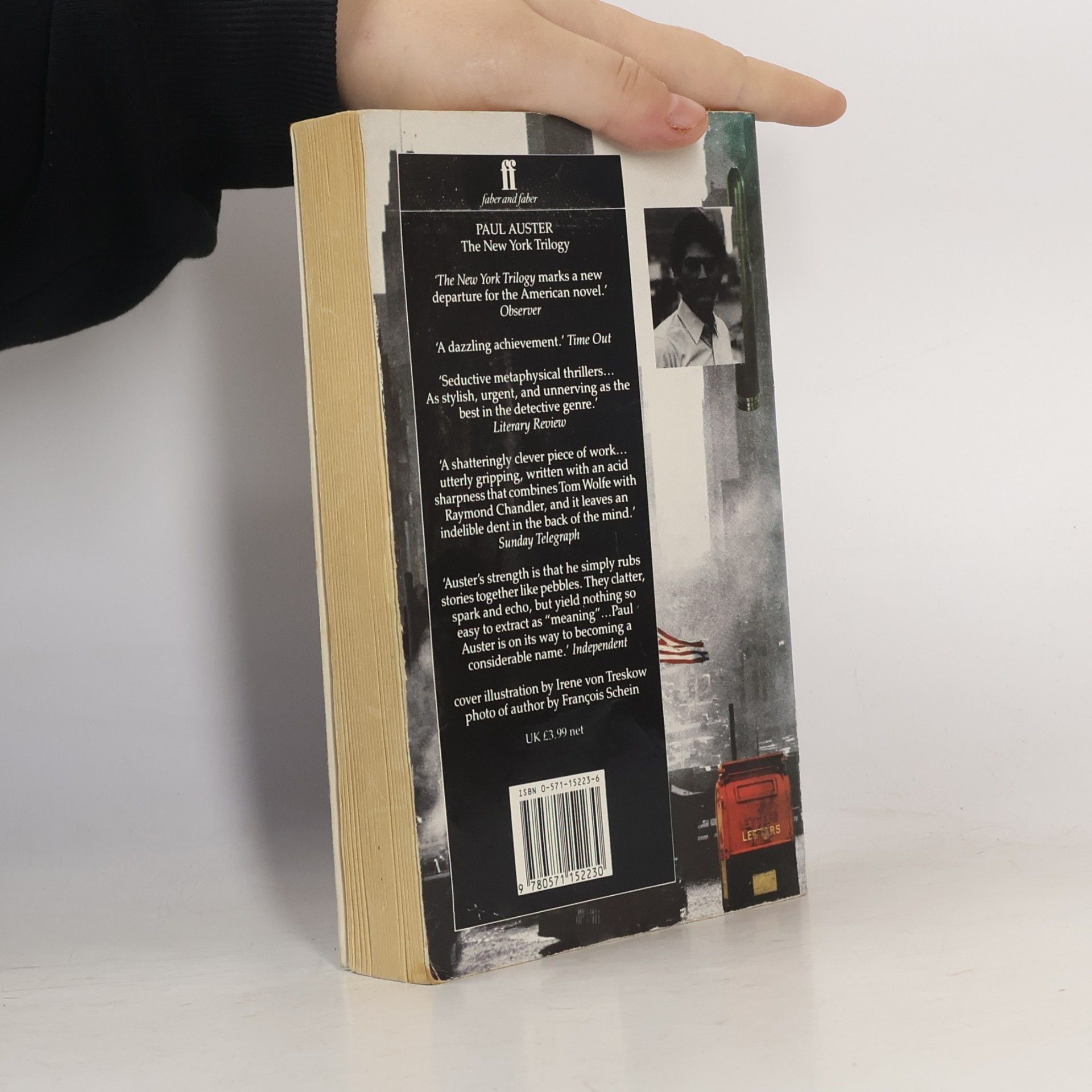Paul Auster The New York trilogy : City of Glass, Ghosts, The locked room