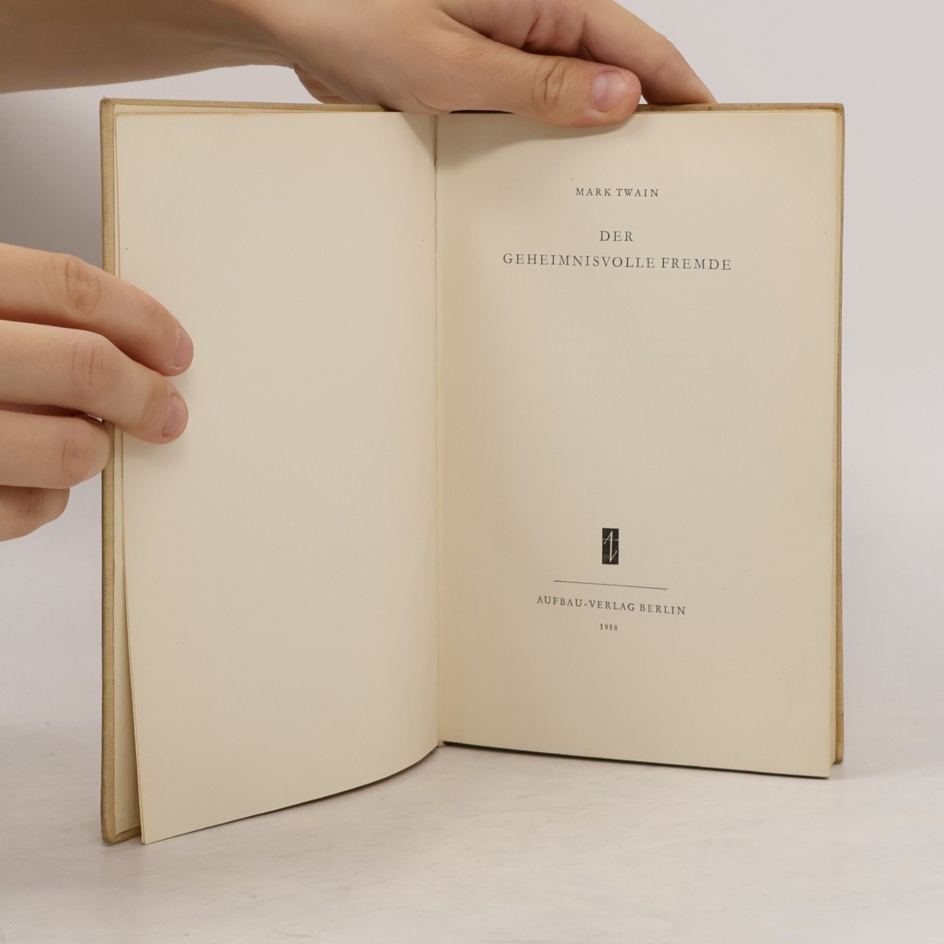 Mark Twain Der geheimnisvolle Fremde