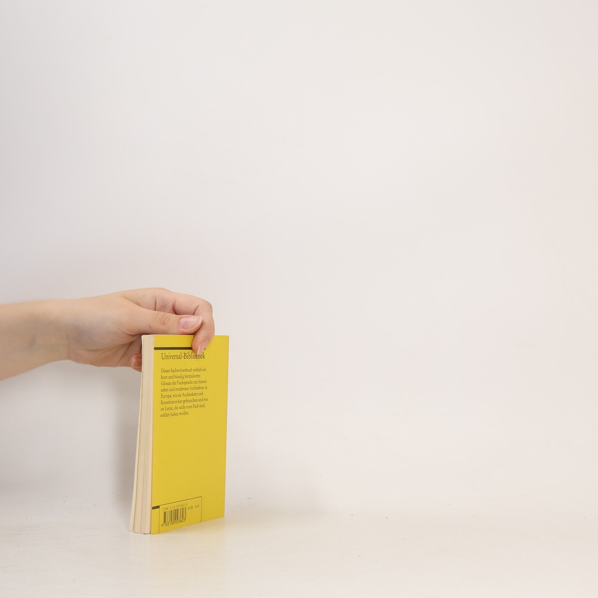 Kleines Wörterbuch der Architektur
