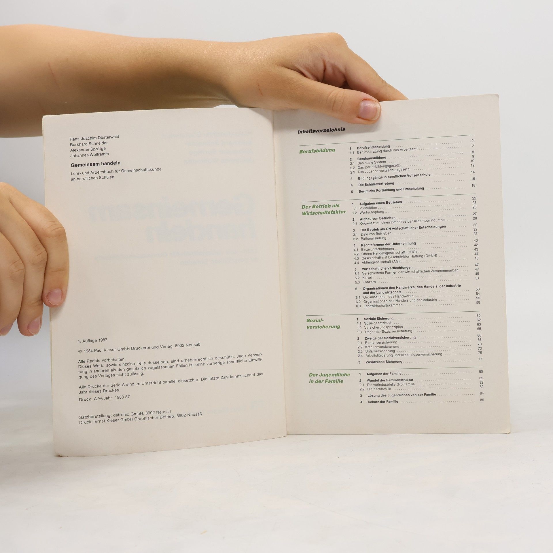 Various authors Gemeinsam handeln