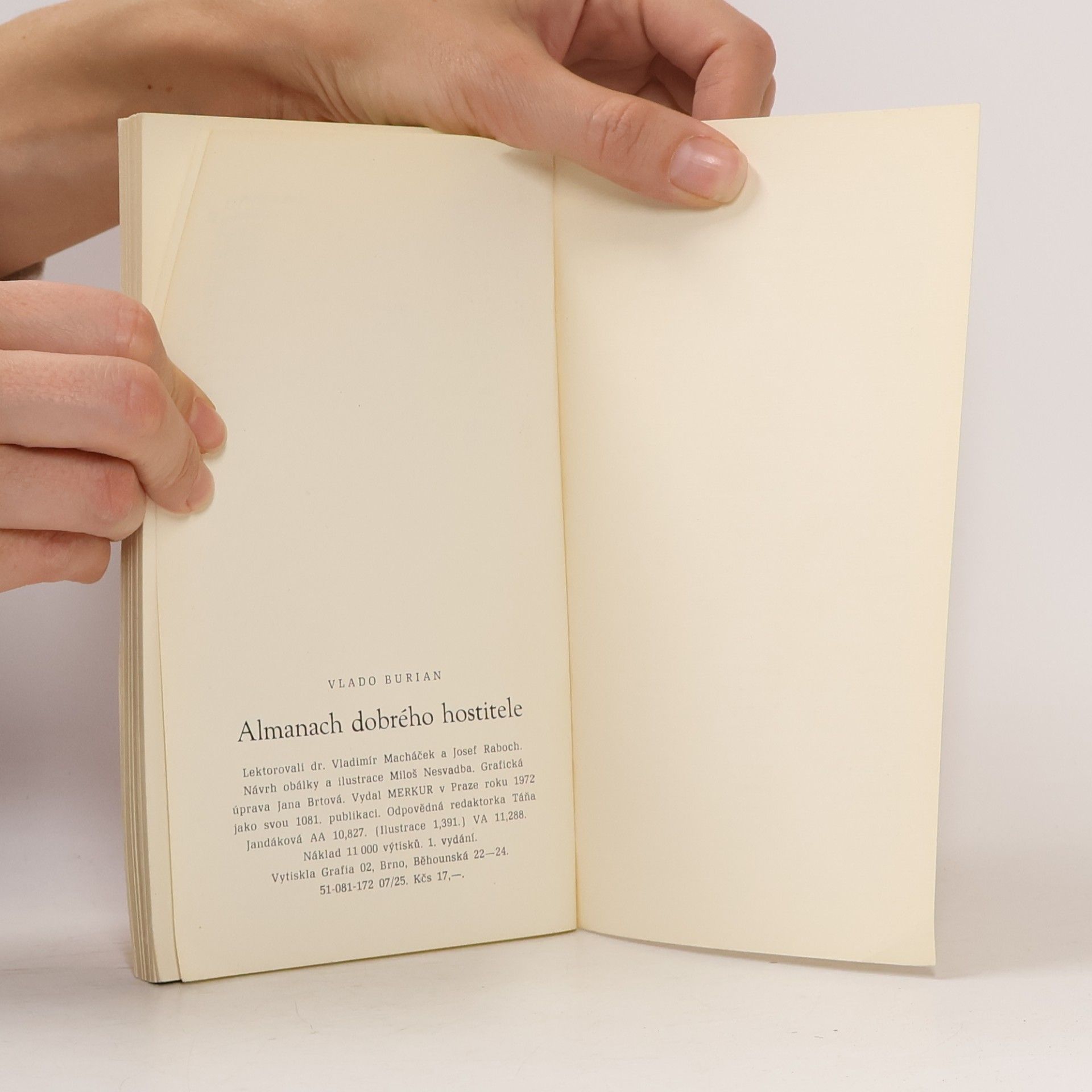 Vlado Burian Almanach dobrého hostitele