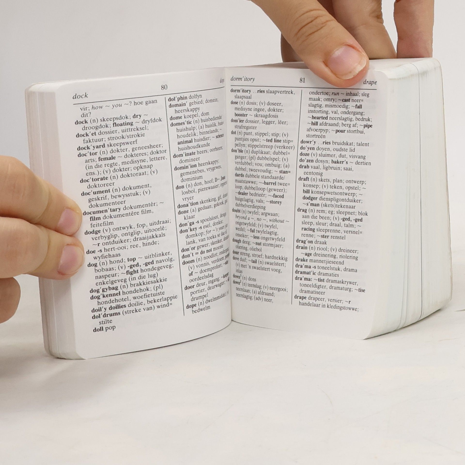 Jan Kromhout Mini Dictionary. English-Afrikaans, Afrikaans-English