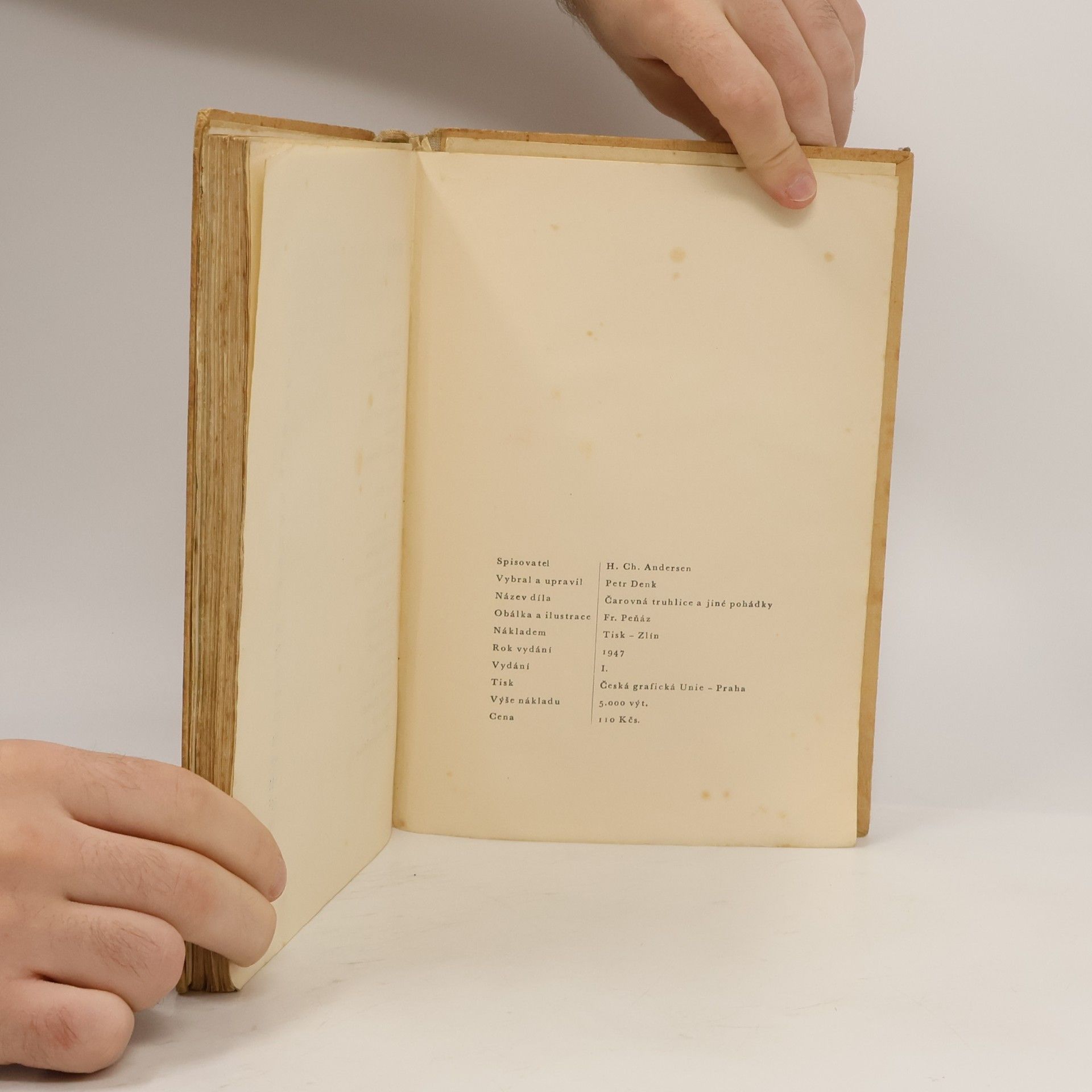 Hans Christian Andersen Čarovná truhlice a jiné pohádky
