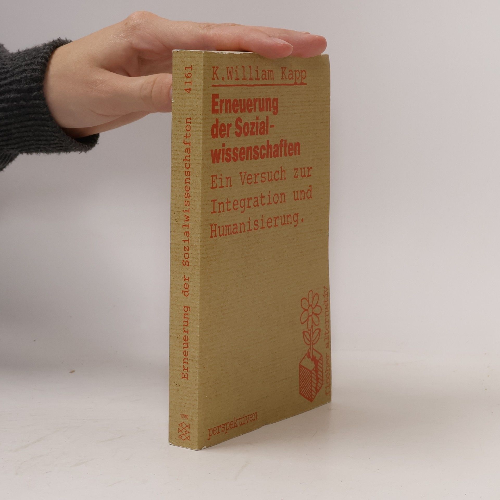Karl William Kapp Erneuerung der Sozialwissenschaften