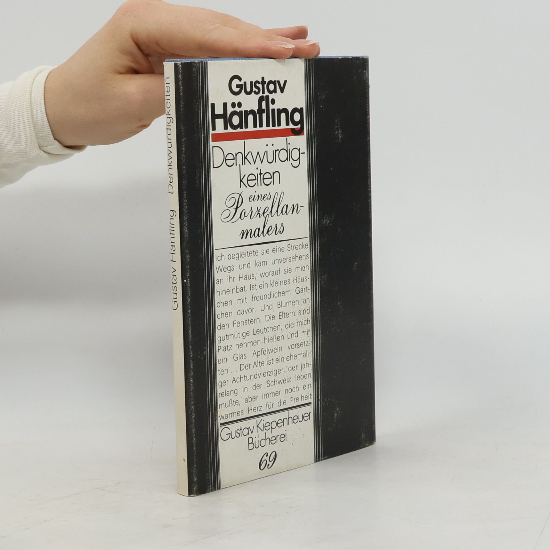 Gustav Hänfling Denkwürdigkeiten eines Porzellanmalers