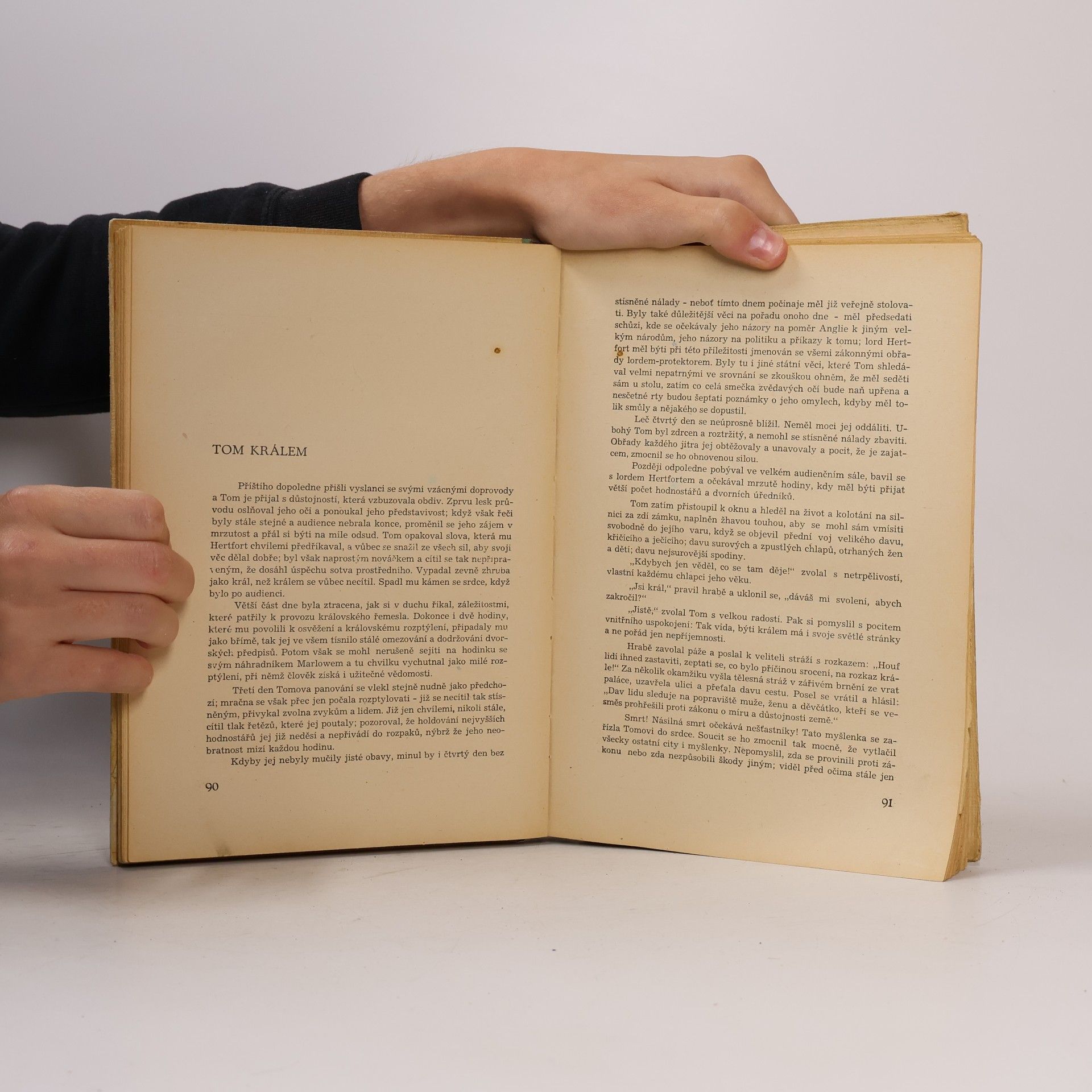 Mark Twain Princův chudý přítel