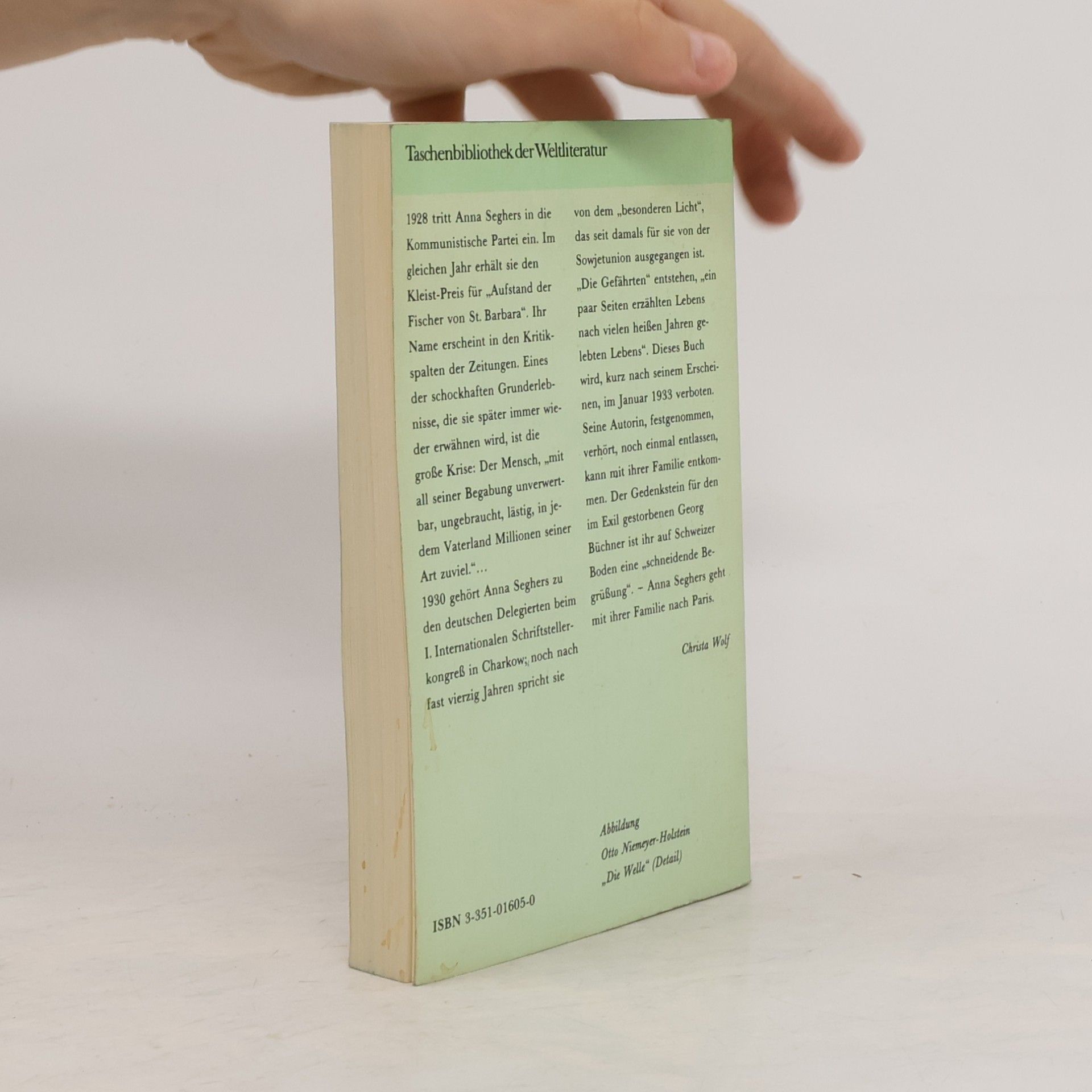 Anna Seghers Taschenbibliothek der Weltliteratur: Der Aufstand der Fischer von St. Barbara / Die Gefährten