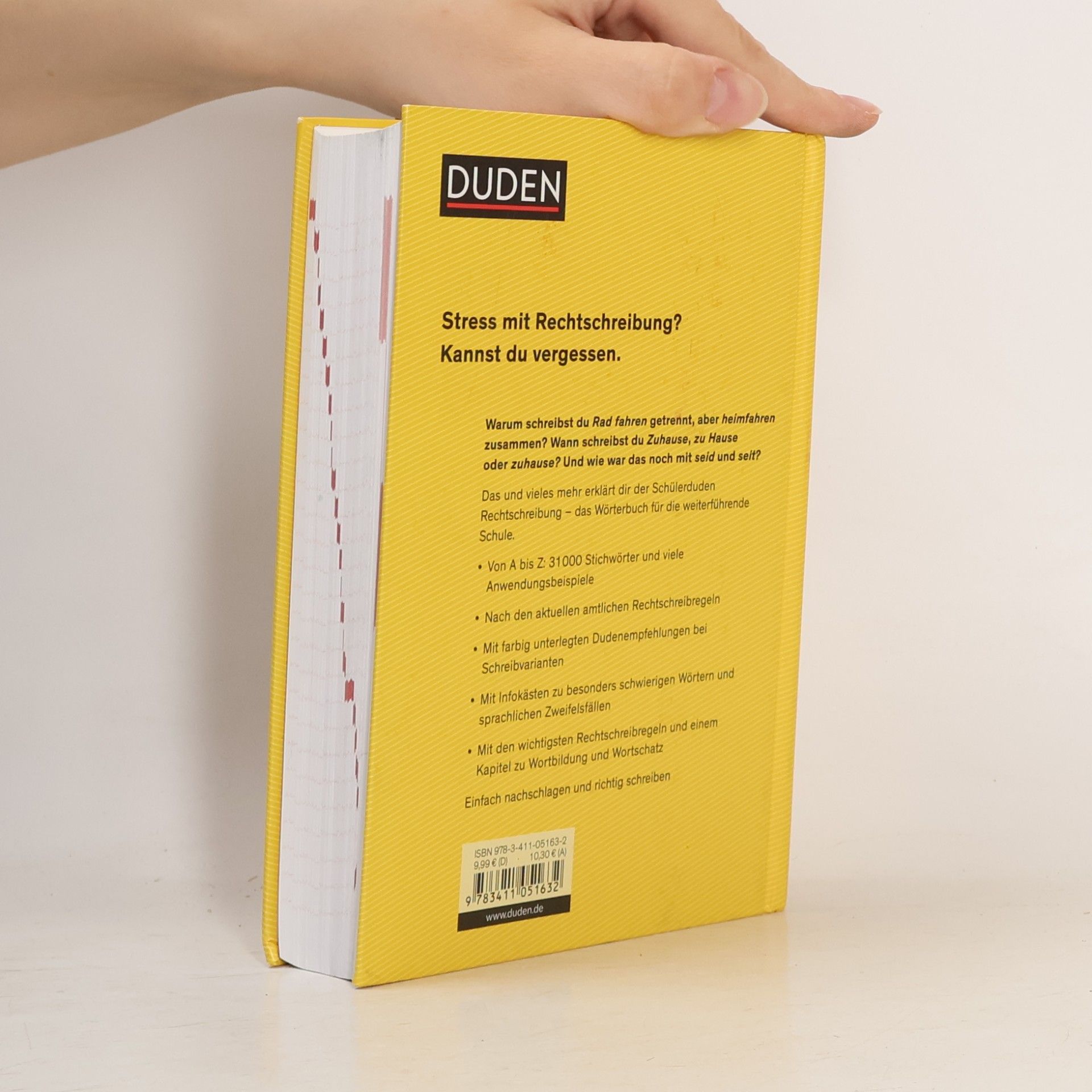 Dudenredaktion (Bibliographisches Institut) Schülerduden Rechtschreibung und Wortkunde