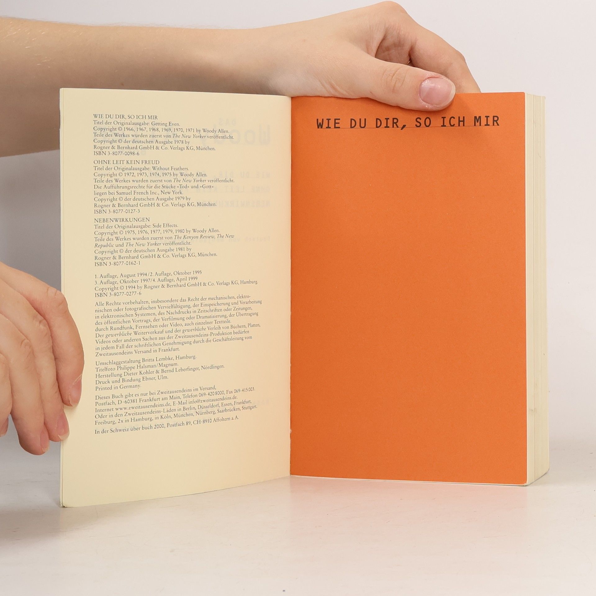 Woody Allen Das Woody-Allen-Buch