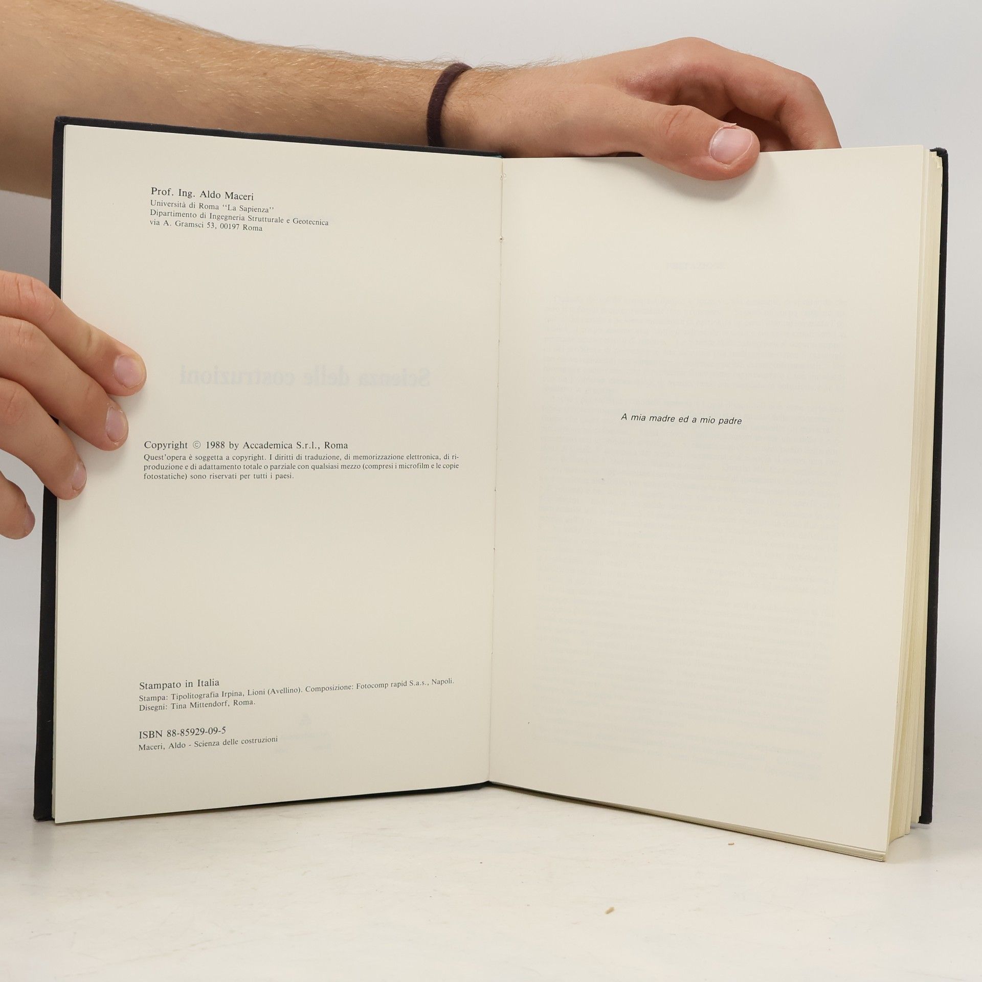 Aldo Maceri Scienza delle Costruzioni