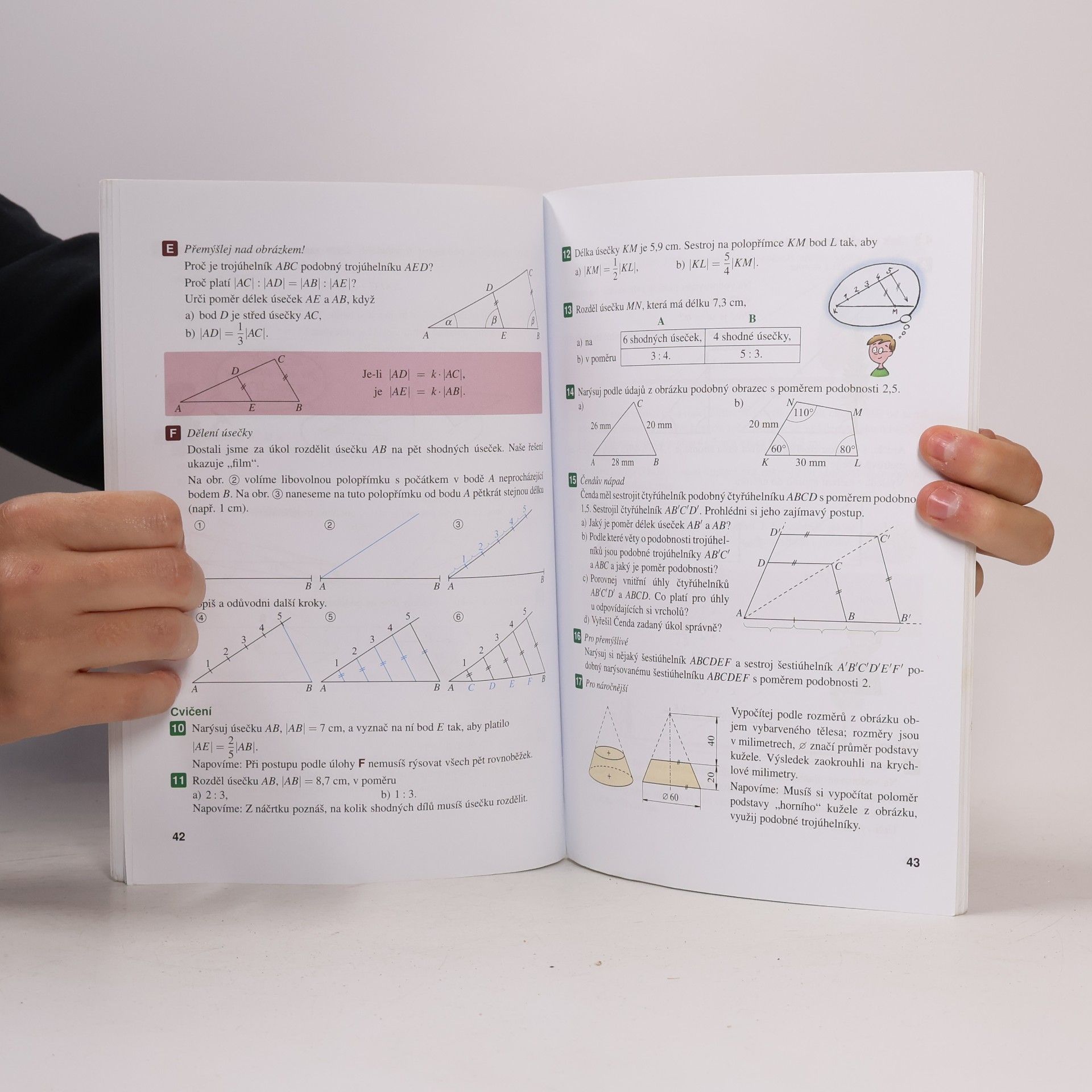 Oldřich Odvárko Matematika pro 9. ročník ZŠ, 2. díl - Jehlan, kužel, koule, Podobnost, Goniometrické funkce