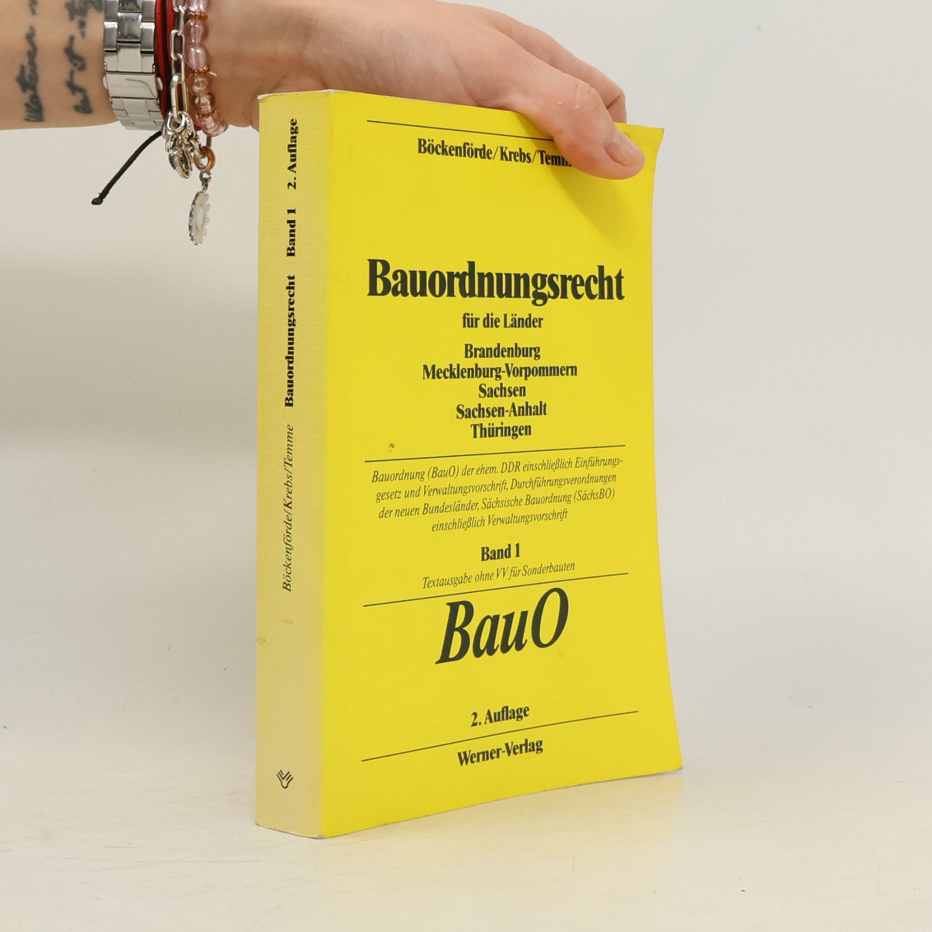 Autorenkollektiv Bauordnungsrecht für die Länder Brandenburg, Mecklenburg-Vorpommern, Sachsen, Sachsen-Anhalt, Thüringen
