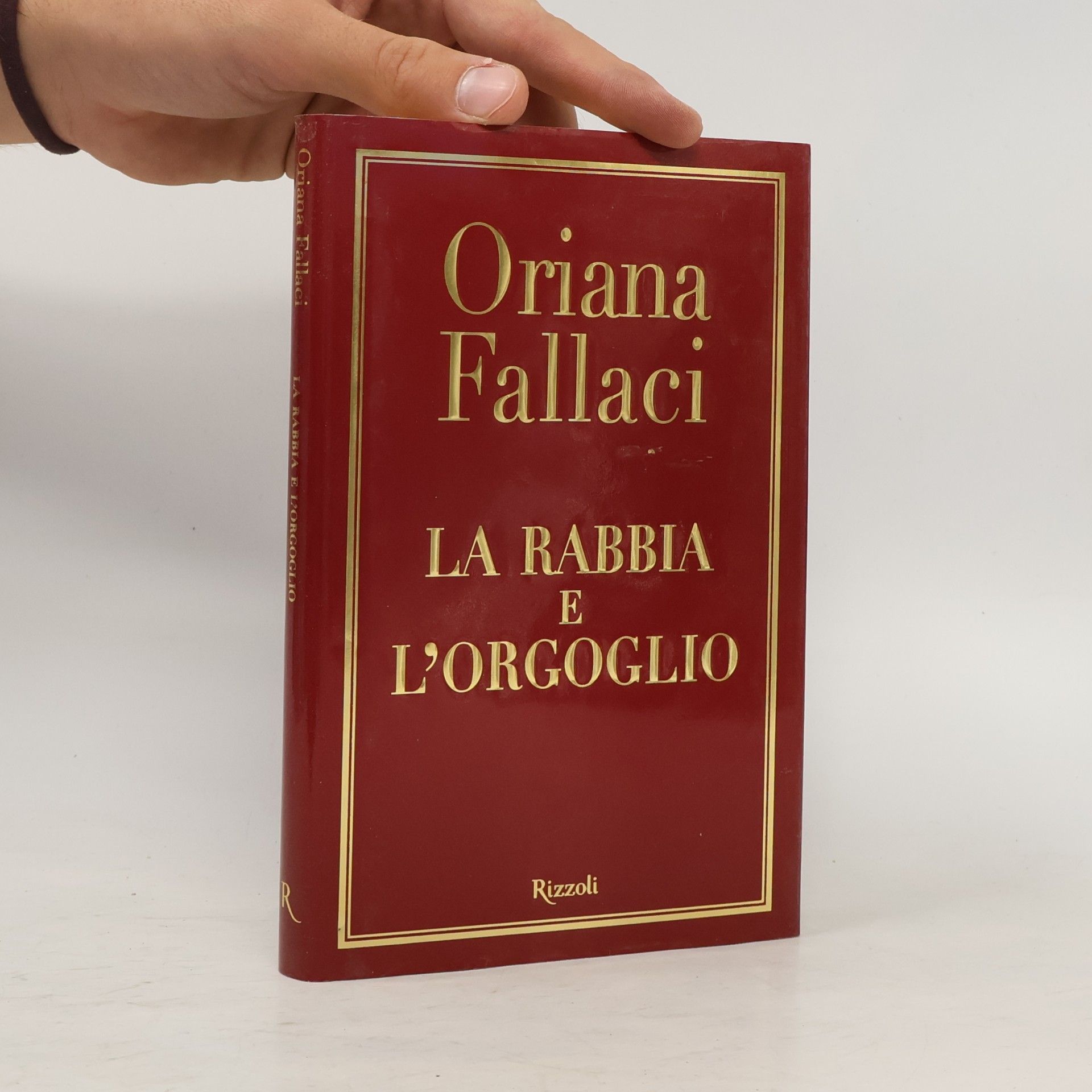 Oriana Fallaci La rabbia e l'orgoglio
