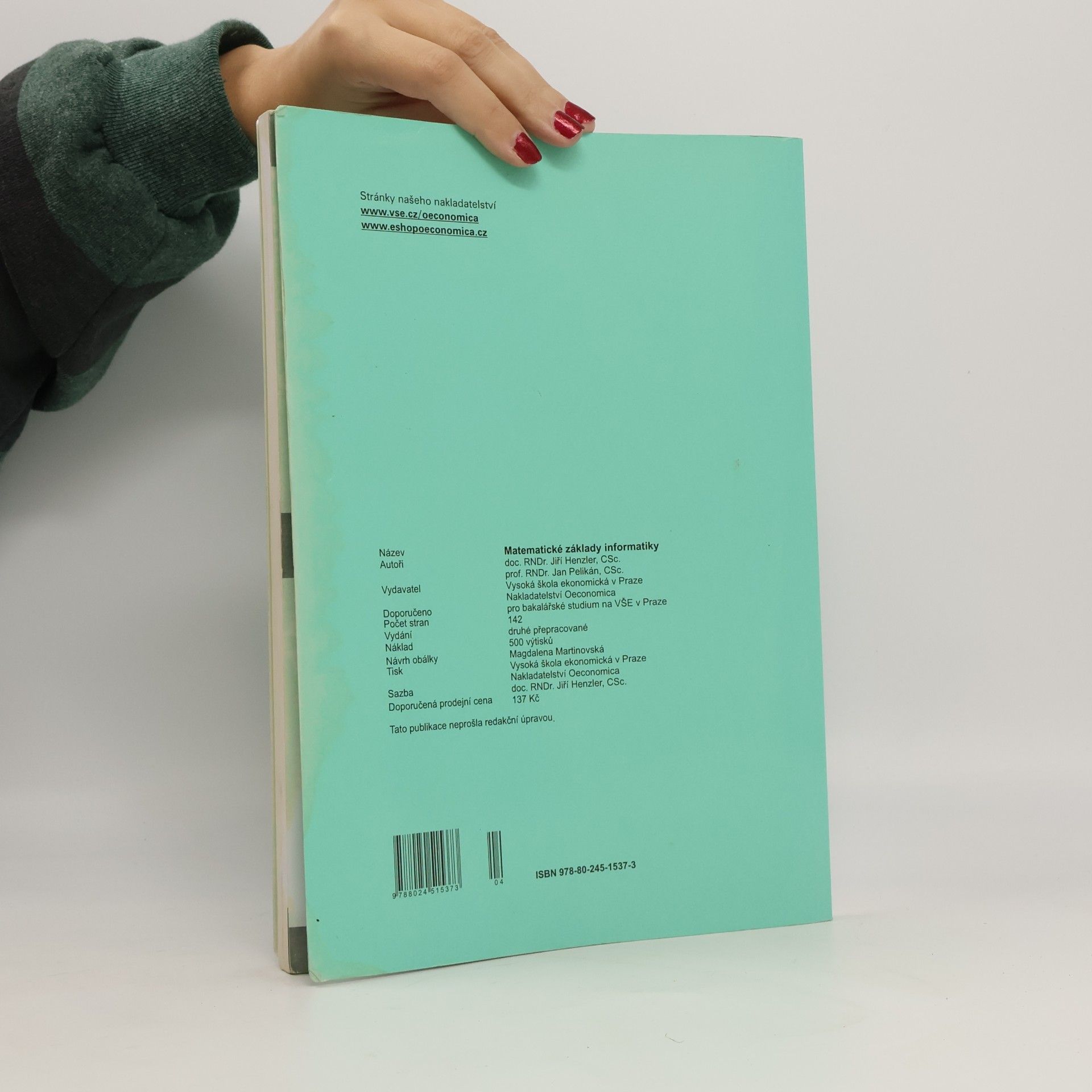Jiří Henzler Matematické základy informatiky