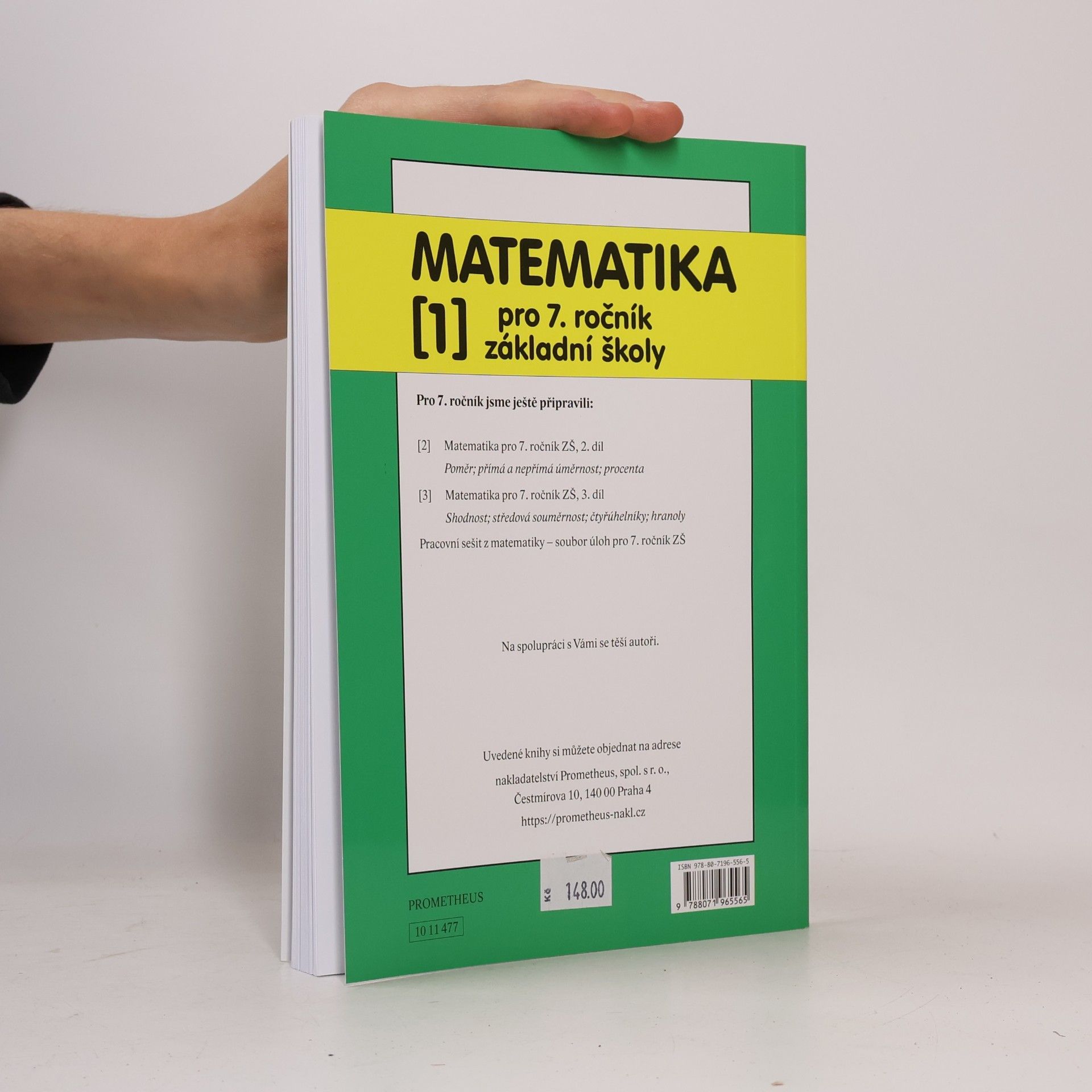 Oldřich Odvárko Matematika pro 7. roč. ZŠ - 1.díl (Zlomky; celá čísla; racionální čísla)