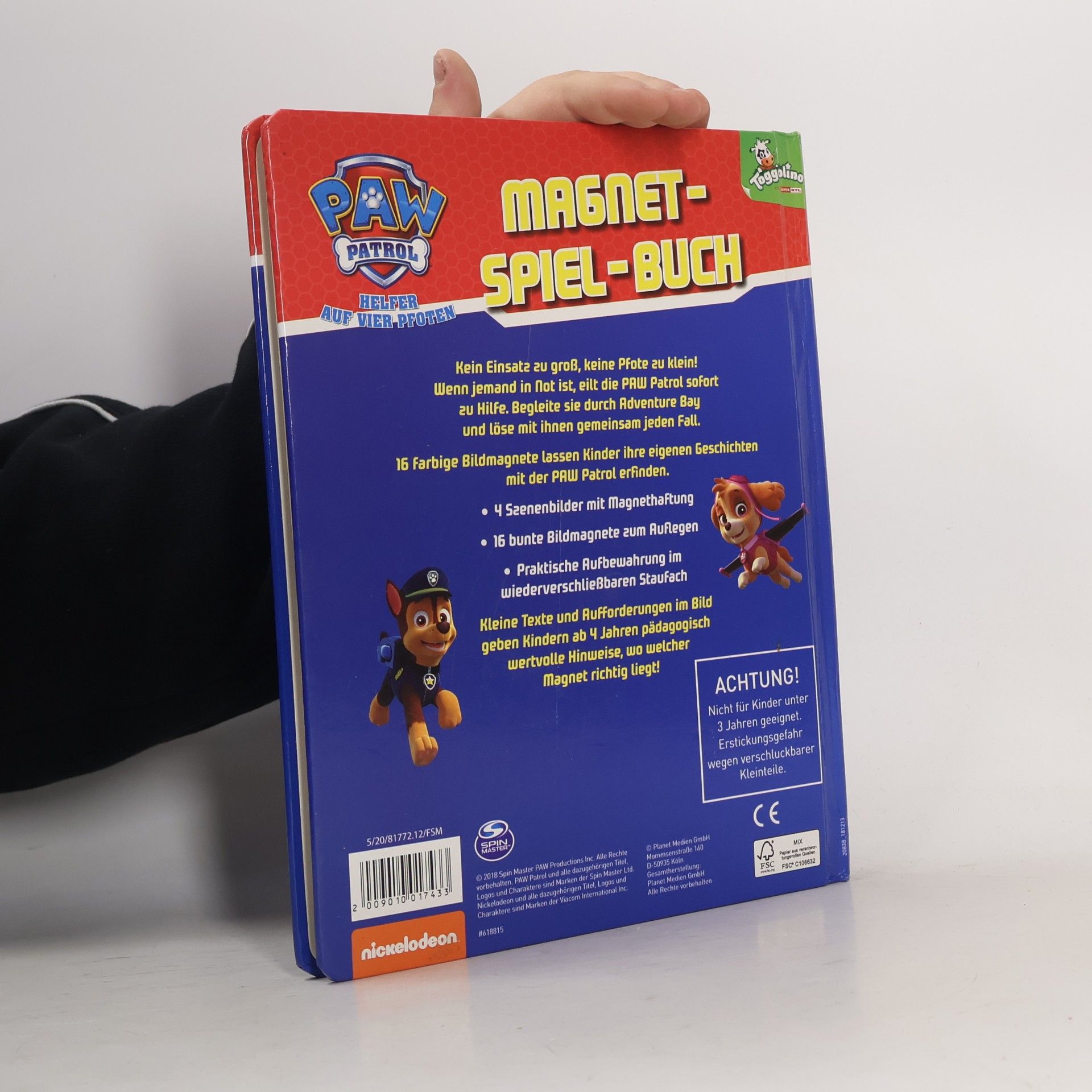 kolektiv Magnet-Speil-Buch Paw Patrol