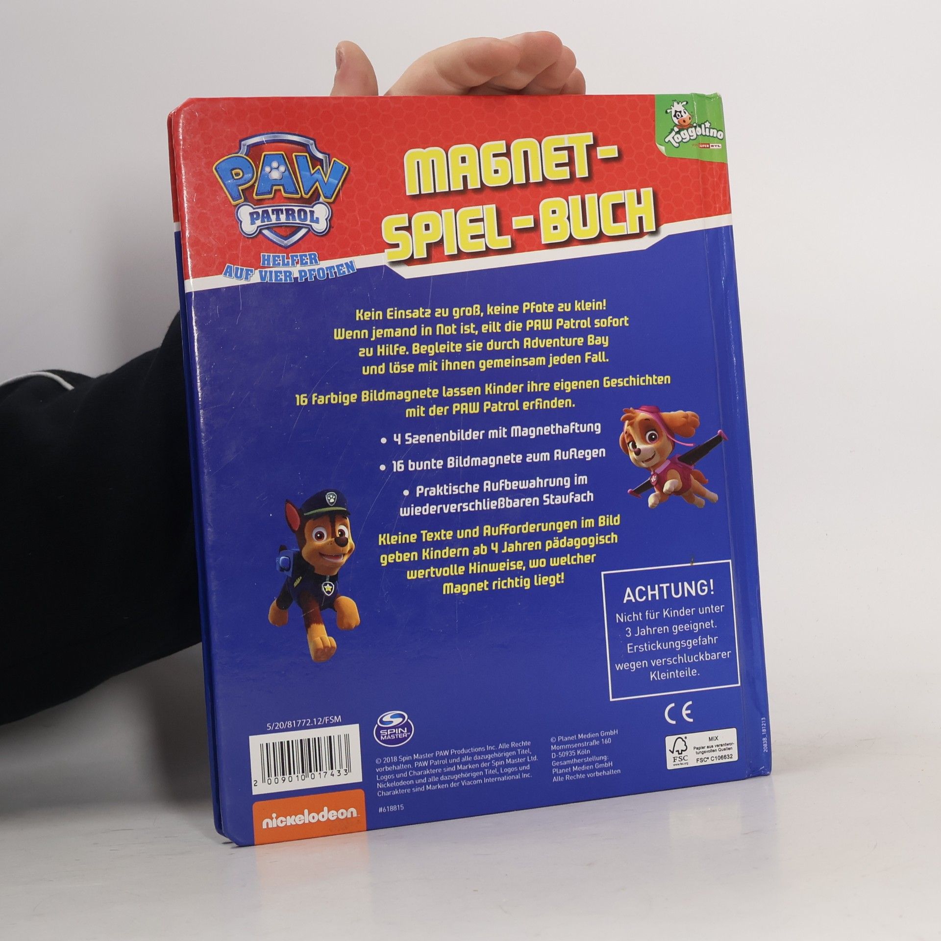 kolektiv Magnet-Speil-Buch Paw Patrol