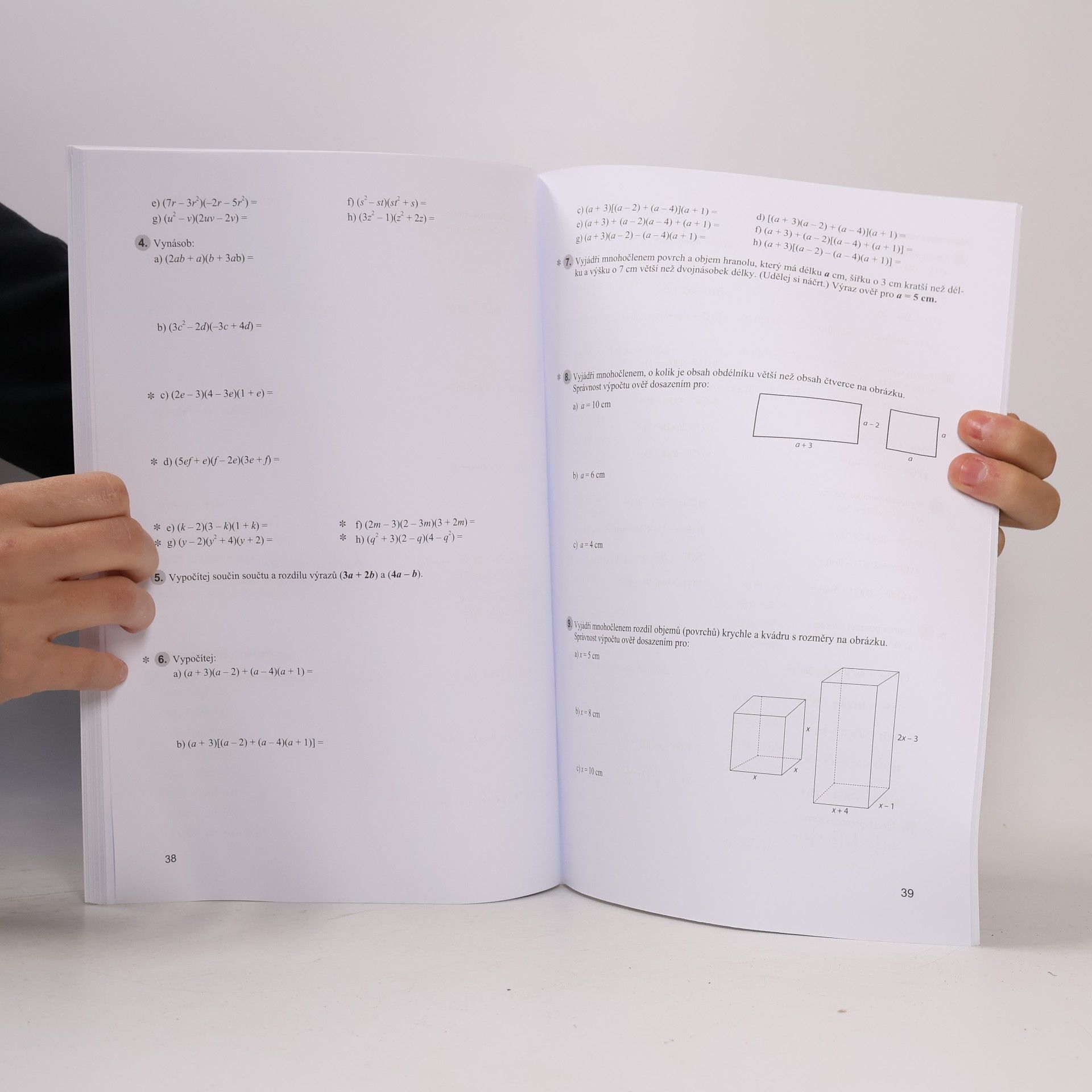 Jitka Boušková Matematika 8 pro základní školy Algebra Pracovní sešit