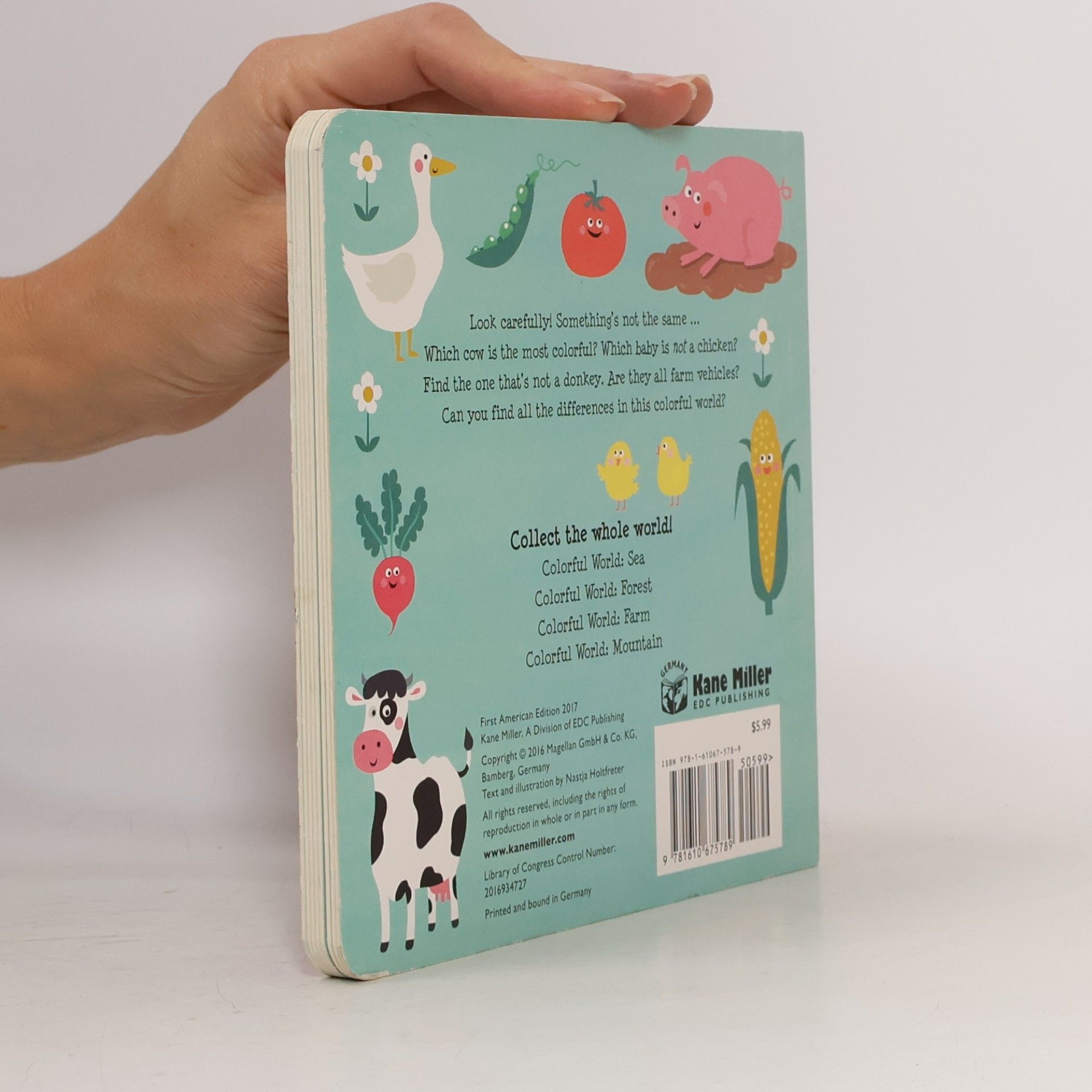 Nastja Holtfreter Colorful world: farm - find what's different!