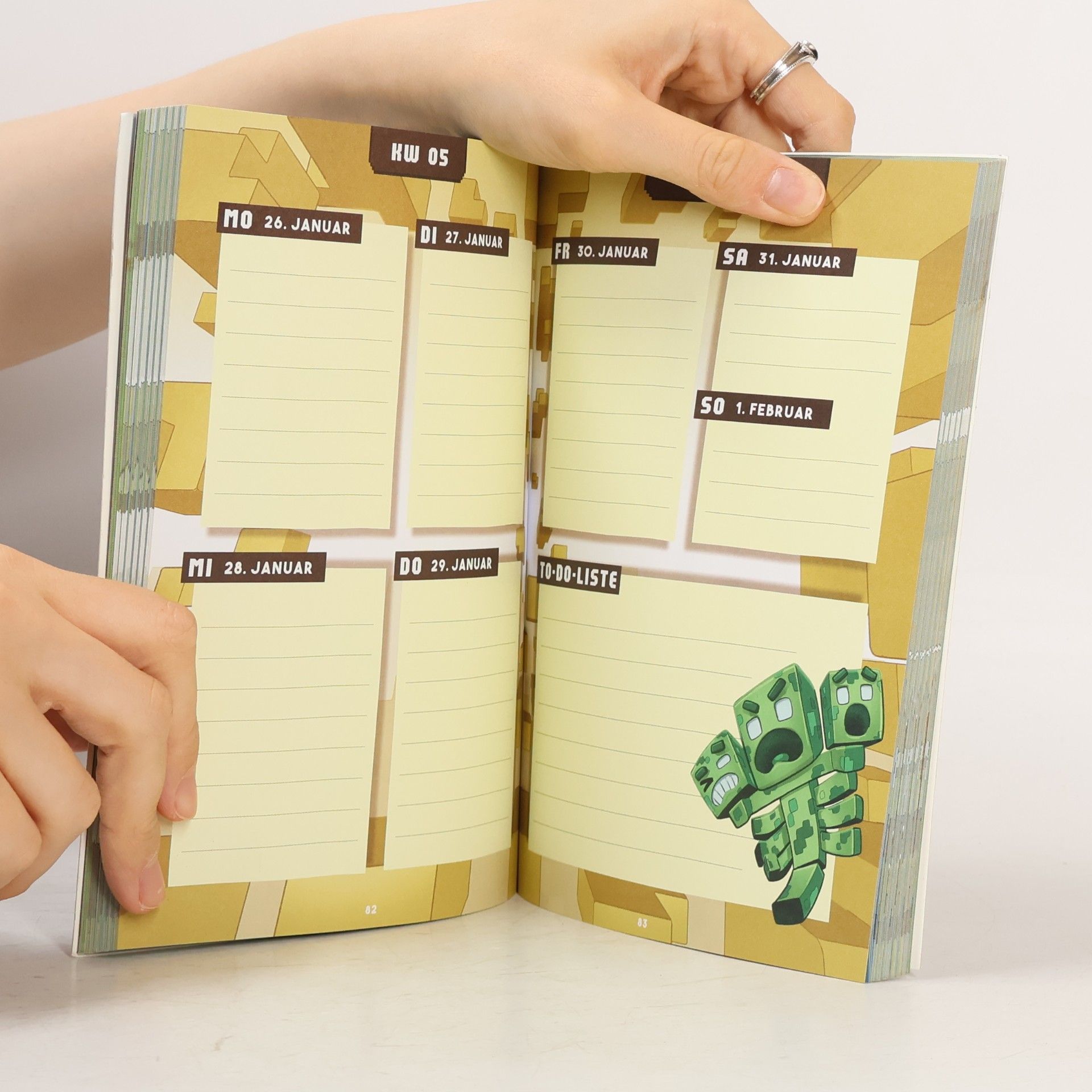 Silvia Schroer Der Schülerkalender für Minecraft-Fans 2025/2026