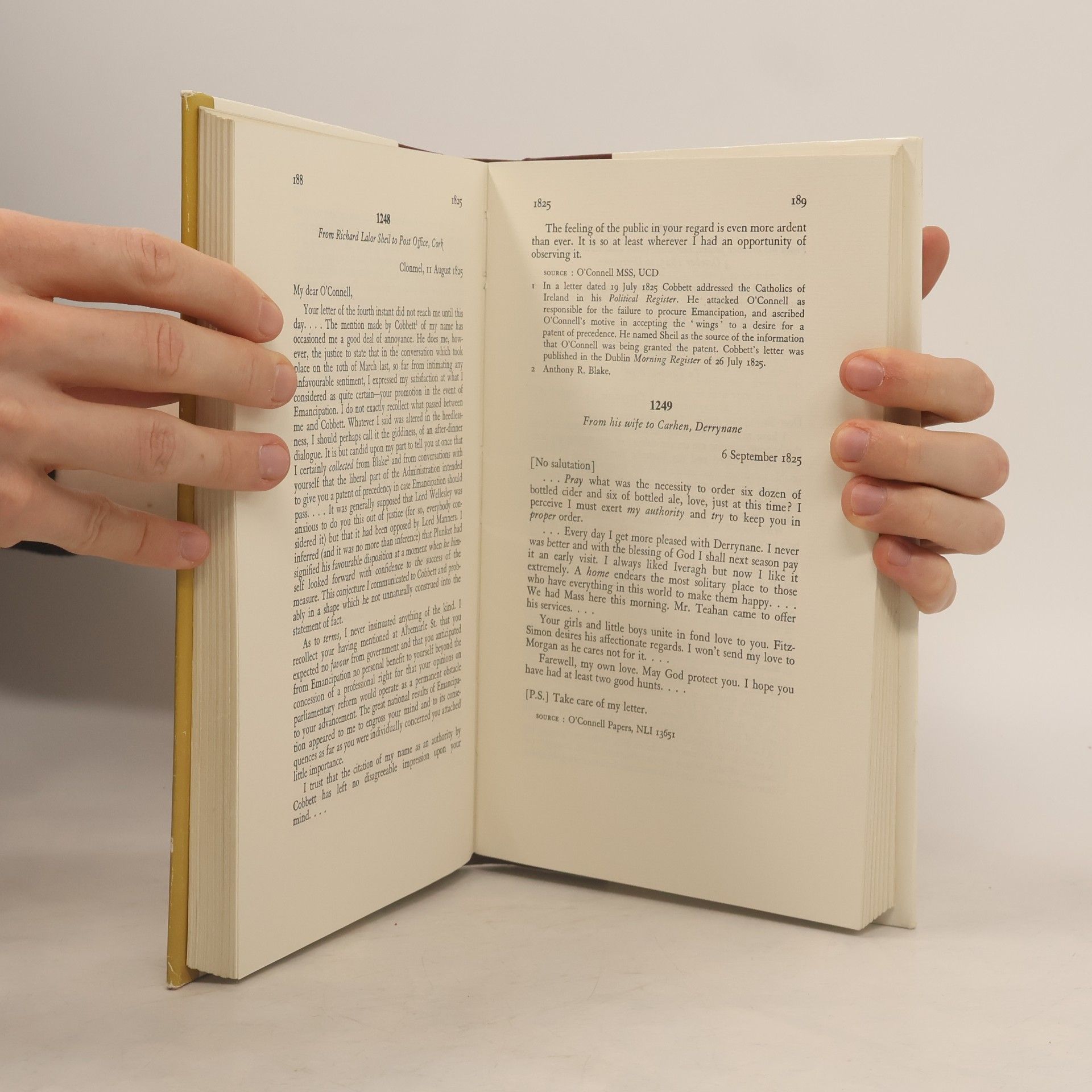 Maurice R. O'Connell The Correspondence of Daniel O'Connell, Volume III