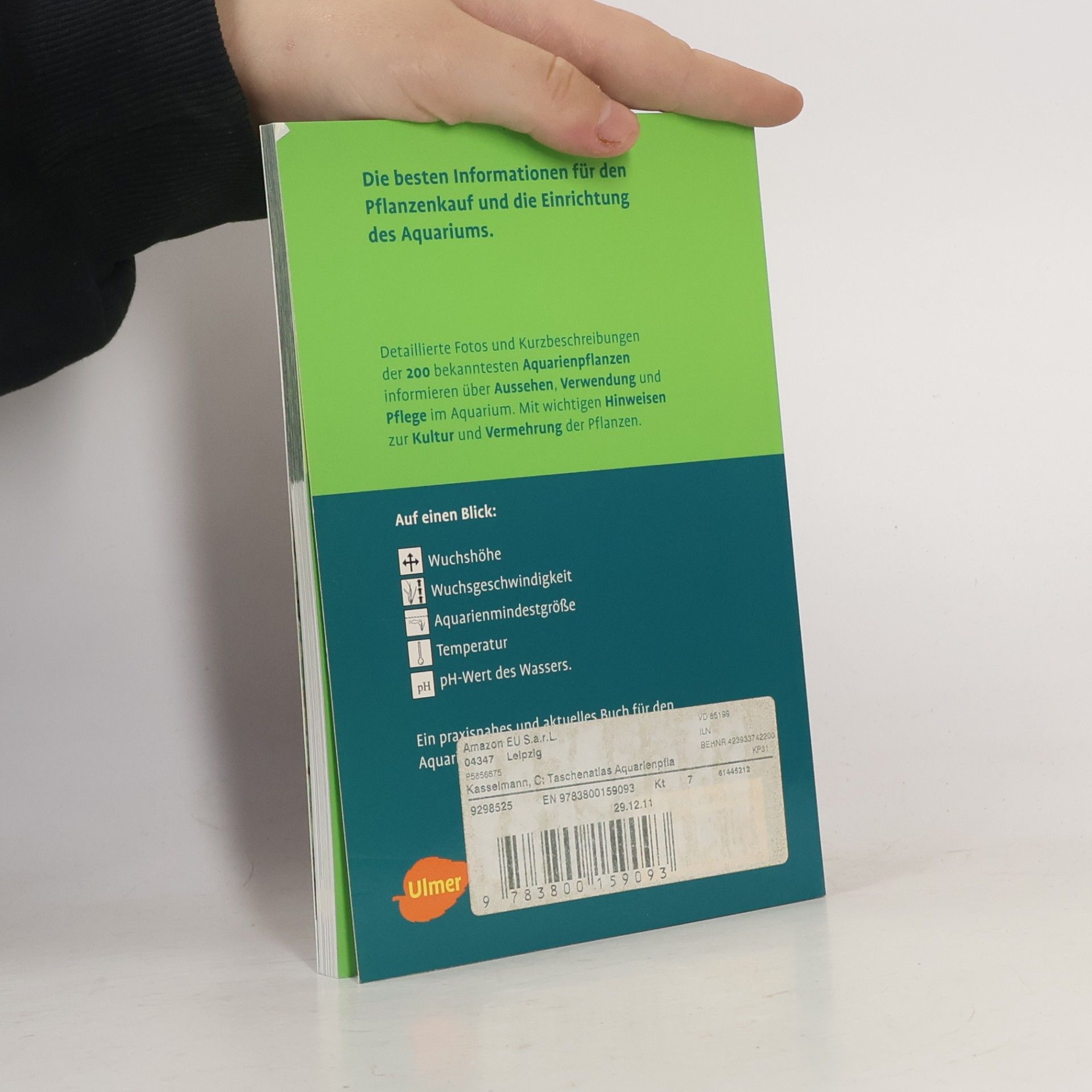 Christel Kasselmann Taschenatlas Aquarienpflanzen