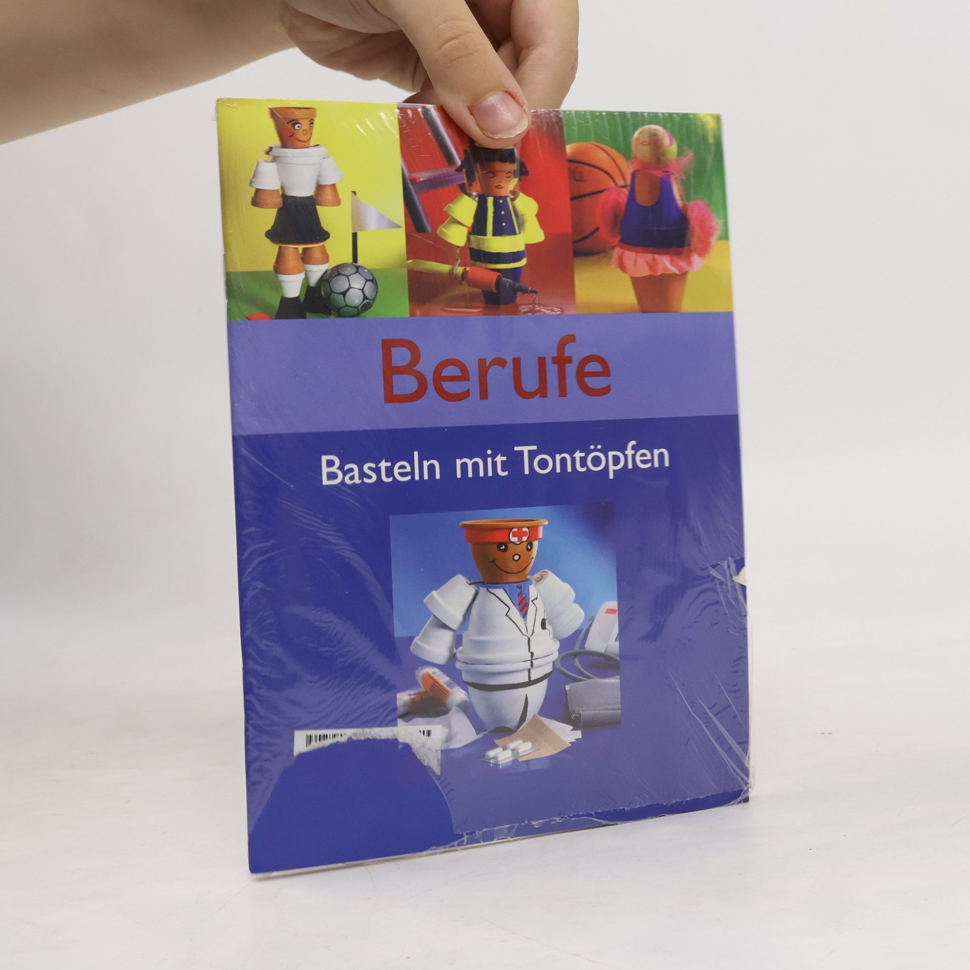 Basteln mit Tontöpfen,Thema: Berufe