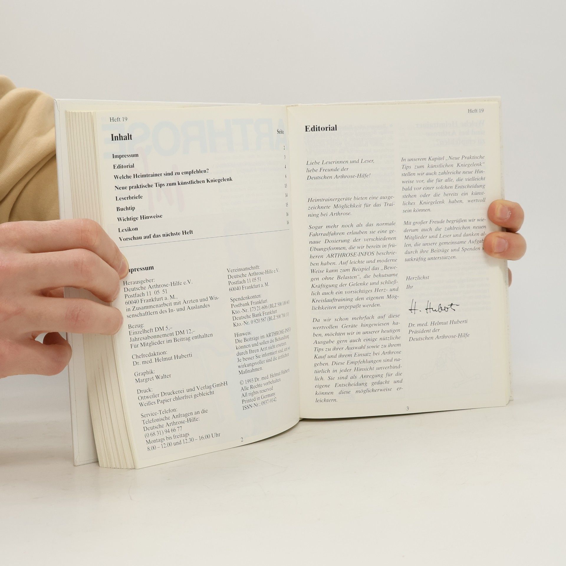 Autorenkollektiv Arthrose-Info Nr. 1-36
