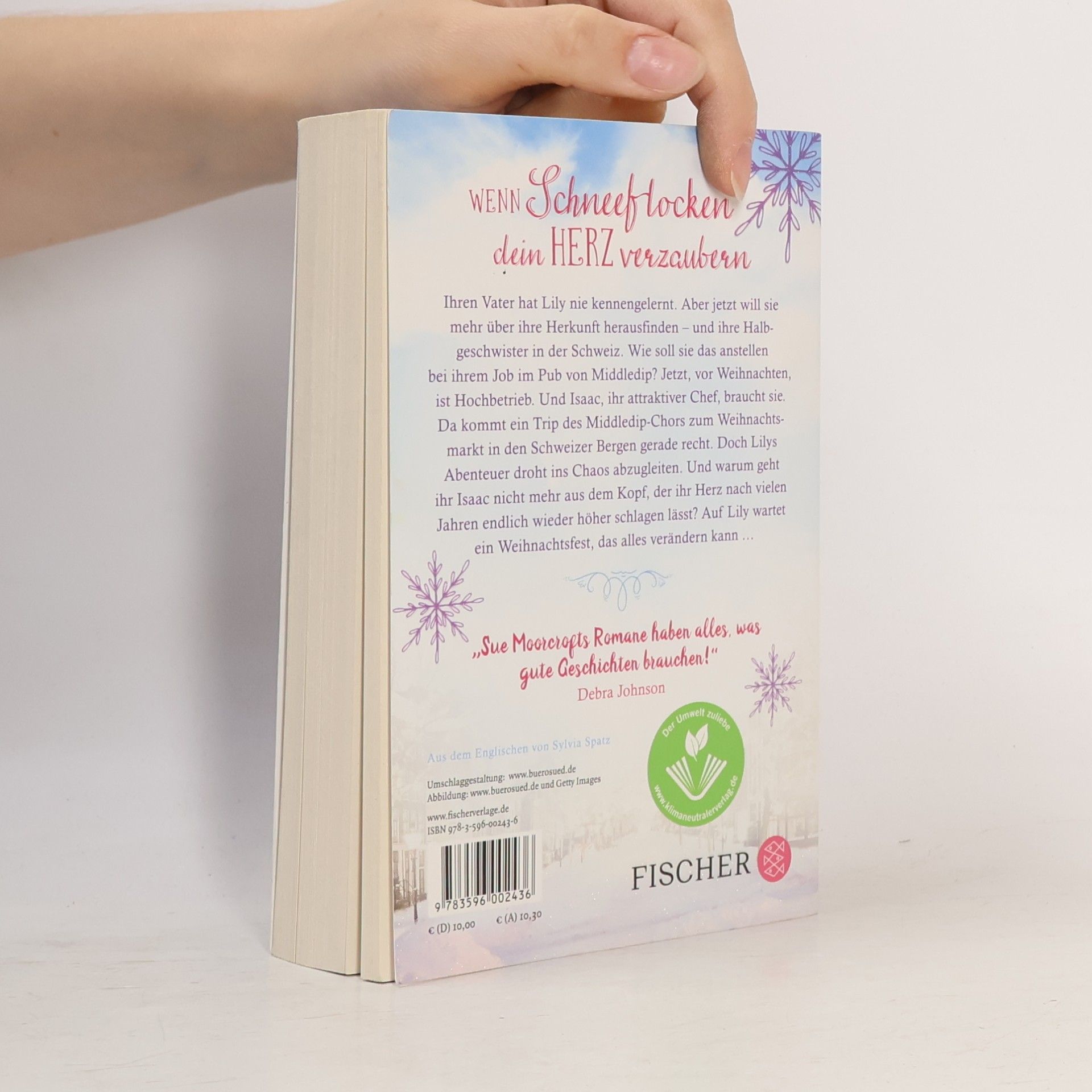 Sue Moorcroft Schneeflocken Glitzern