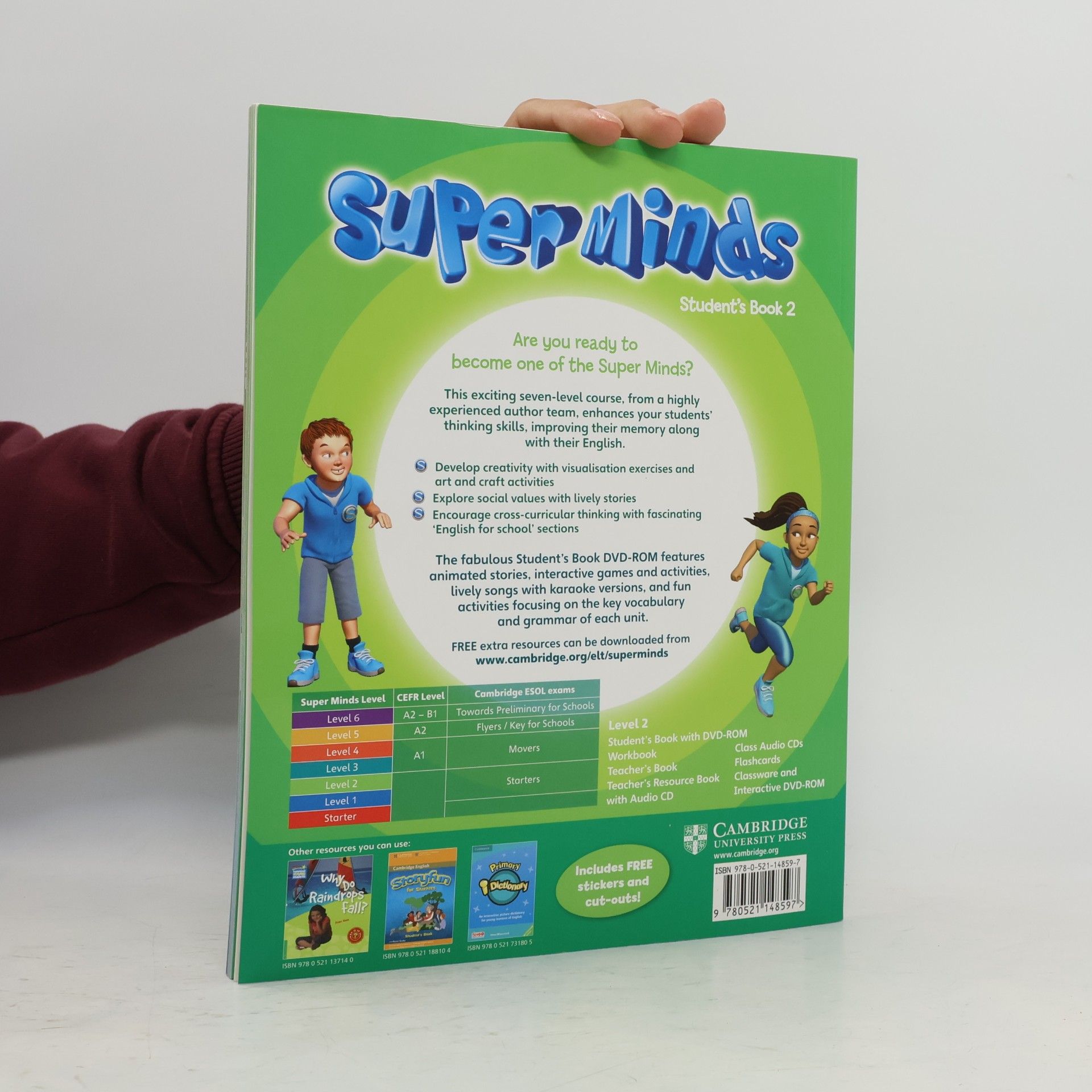 Herbert Puchta Super minds. Student's book 2 with DVD-ROM 2