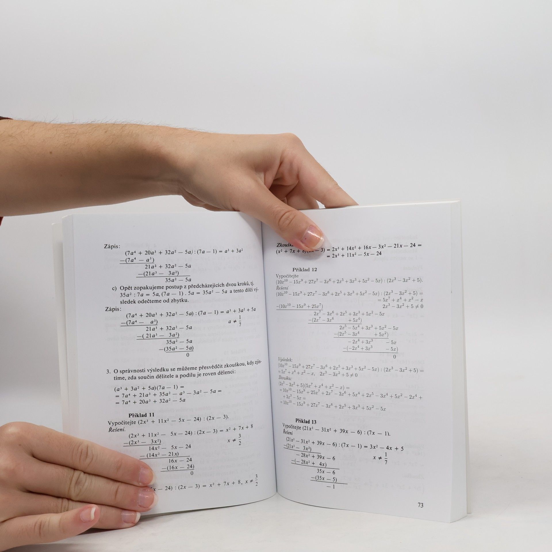 Emil Calda Matematika pro střední odborné školy a studijní obory středních odborných učilišť. 1. část
