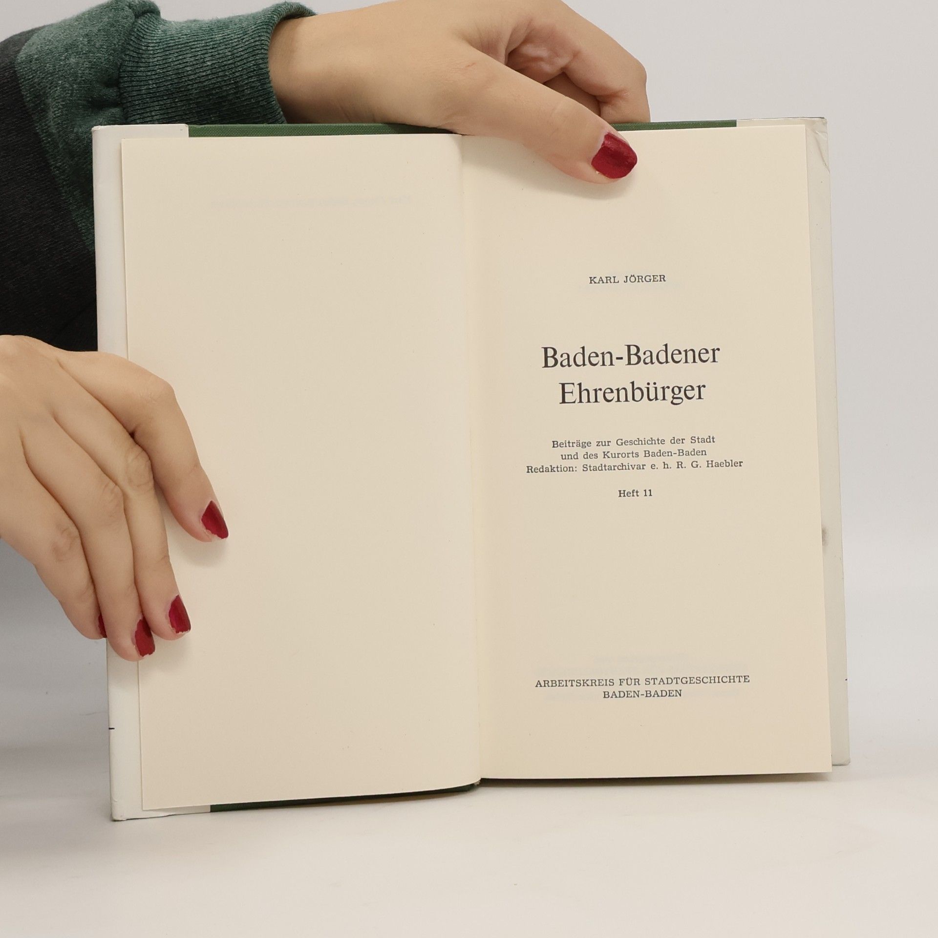 Karl Jörger Baden-Badener Ehrenbürger 11