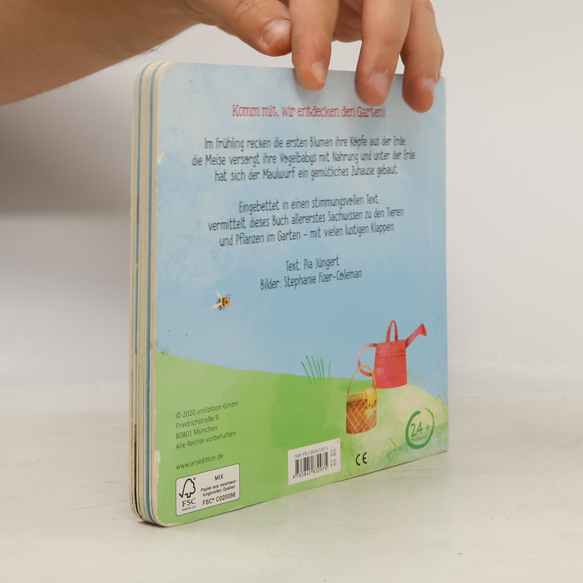 Pia Jüngert Mein kleines Buch vom Garten. mit vielen Klappen