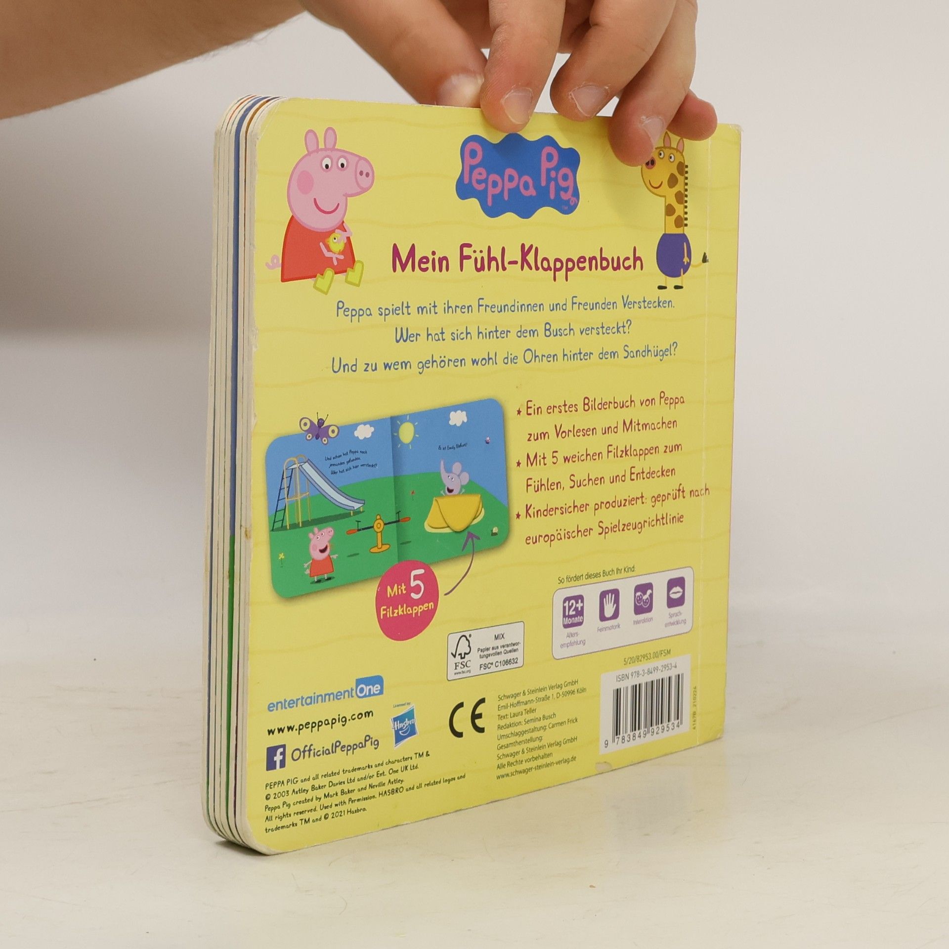 Laura Teller Peppa Pig Mein Fühl-Klappenbuch