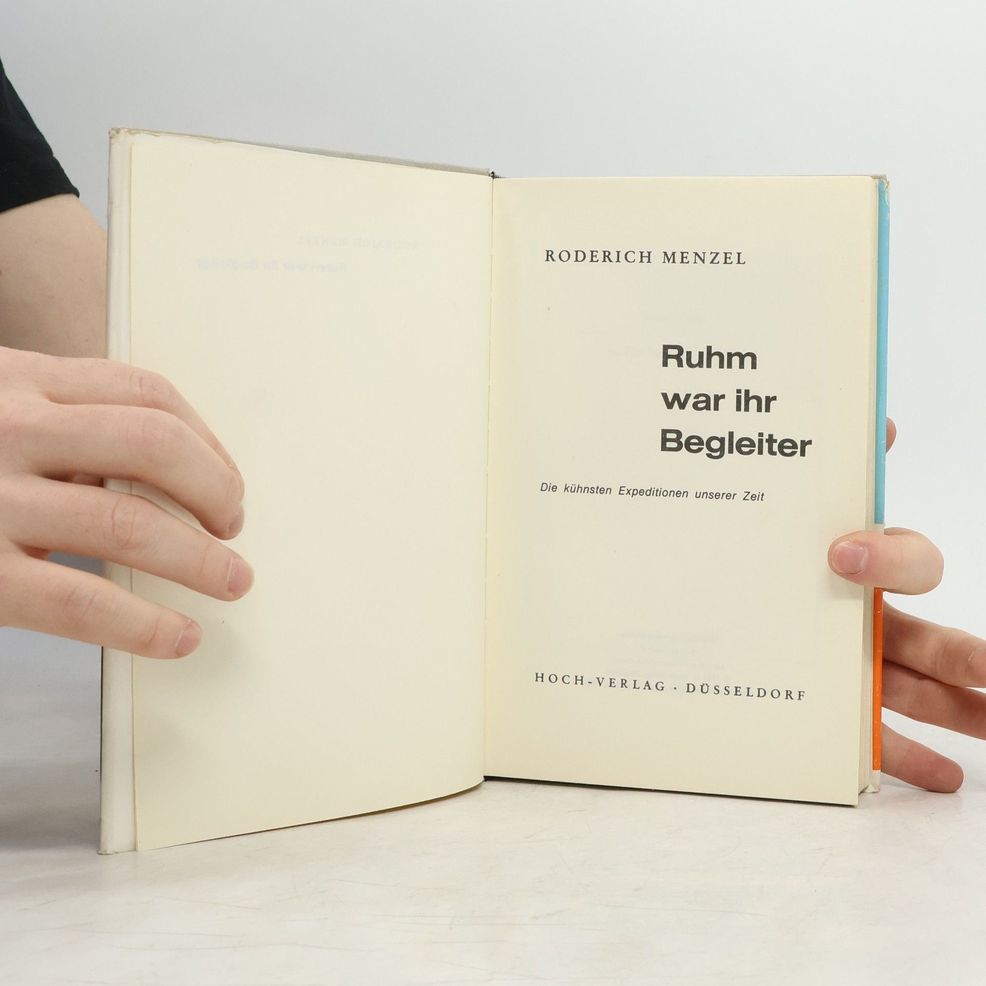 Roderich Menzel Ruhm war ihr Begleiter