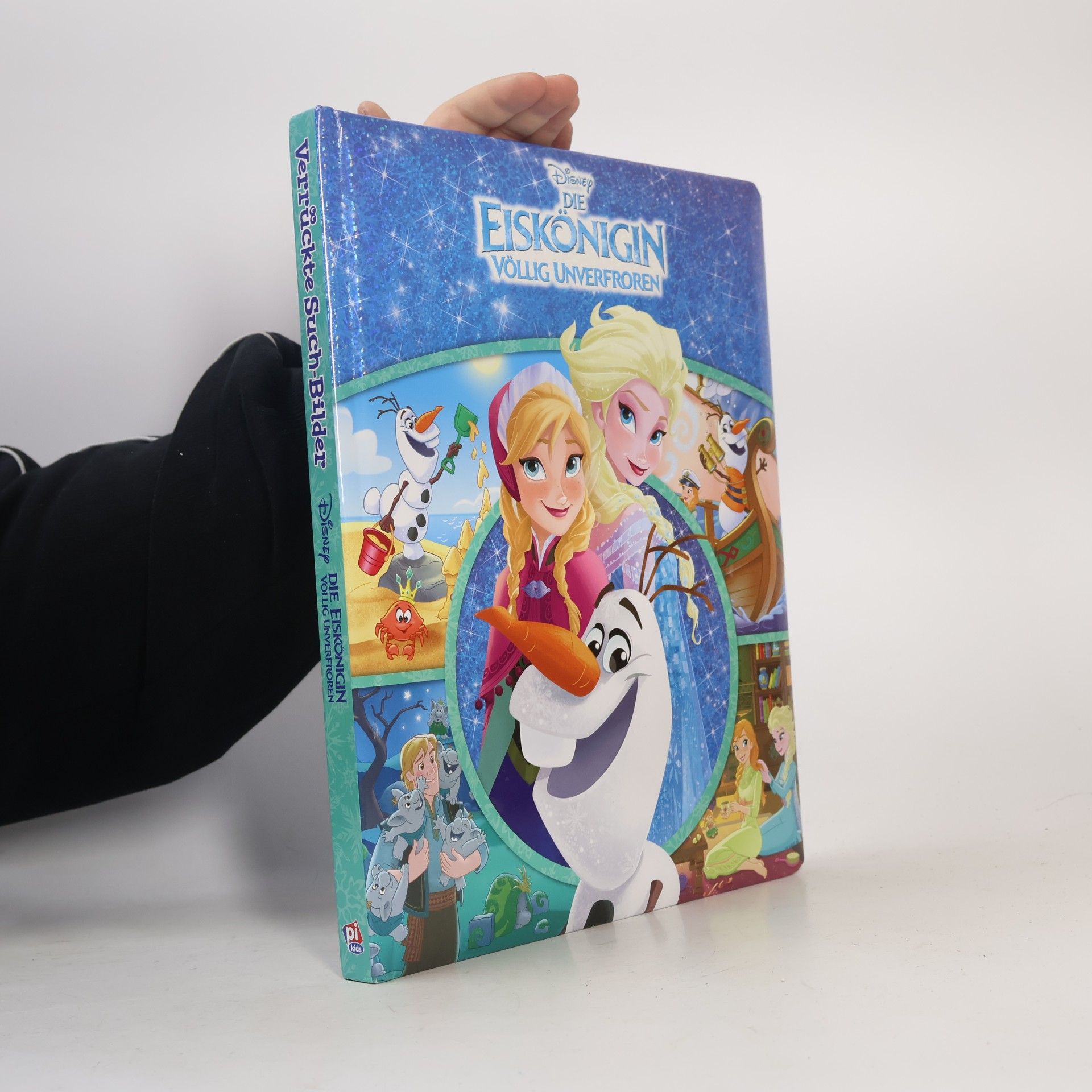 Auteurscollectief Disney Die Eiskönigin - Verrückte Such-Bilder für unterwegs - Wimmelbuch - Pappbilderbuch mit Stift und abwischbaren Seiten ab 3
