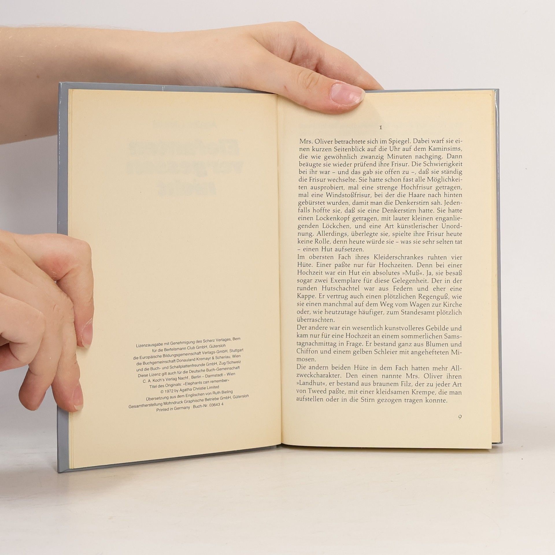 Agatha Christie Elefanten vergessen nicht