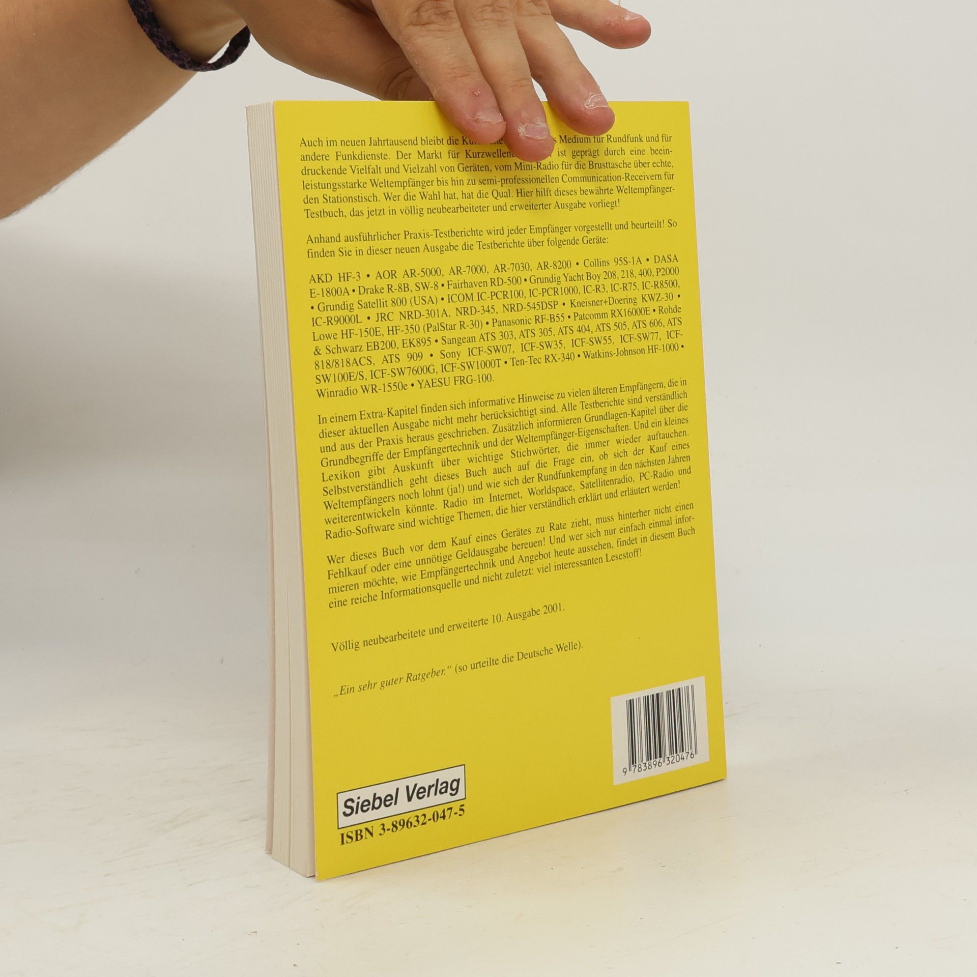 Nils Schiffhauer Weltempfänger-Testbuch Nr. 10
